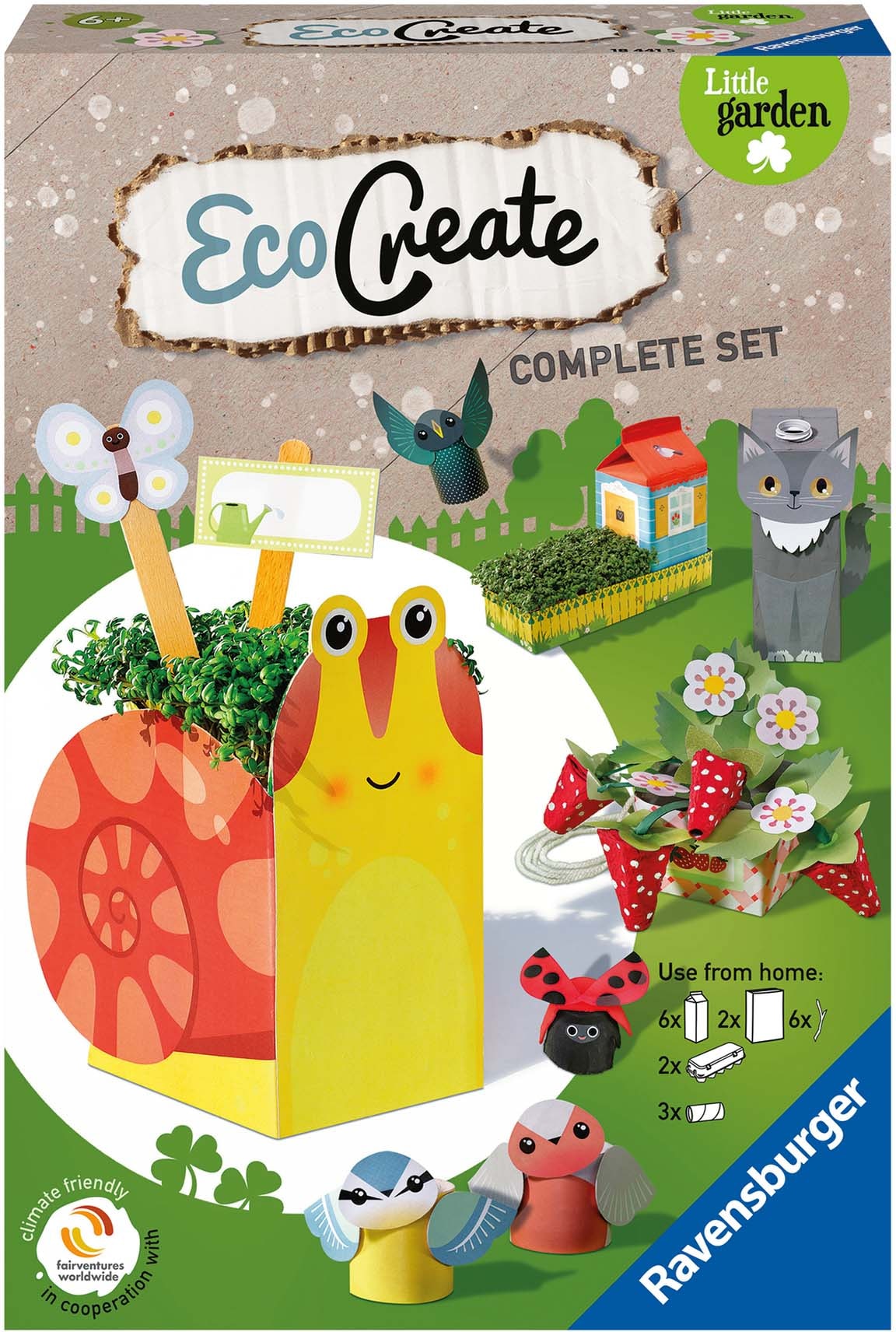 Kreativset »Eco Create, Midi Little Garden«, Made in Europe, FSC® - schützt Wald -...