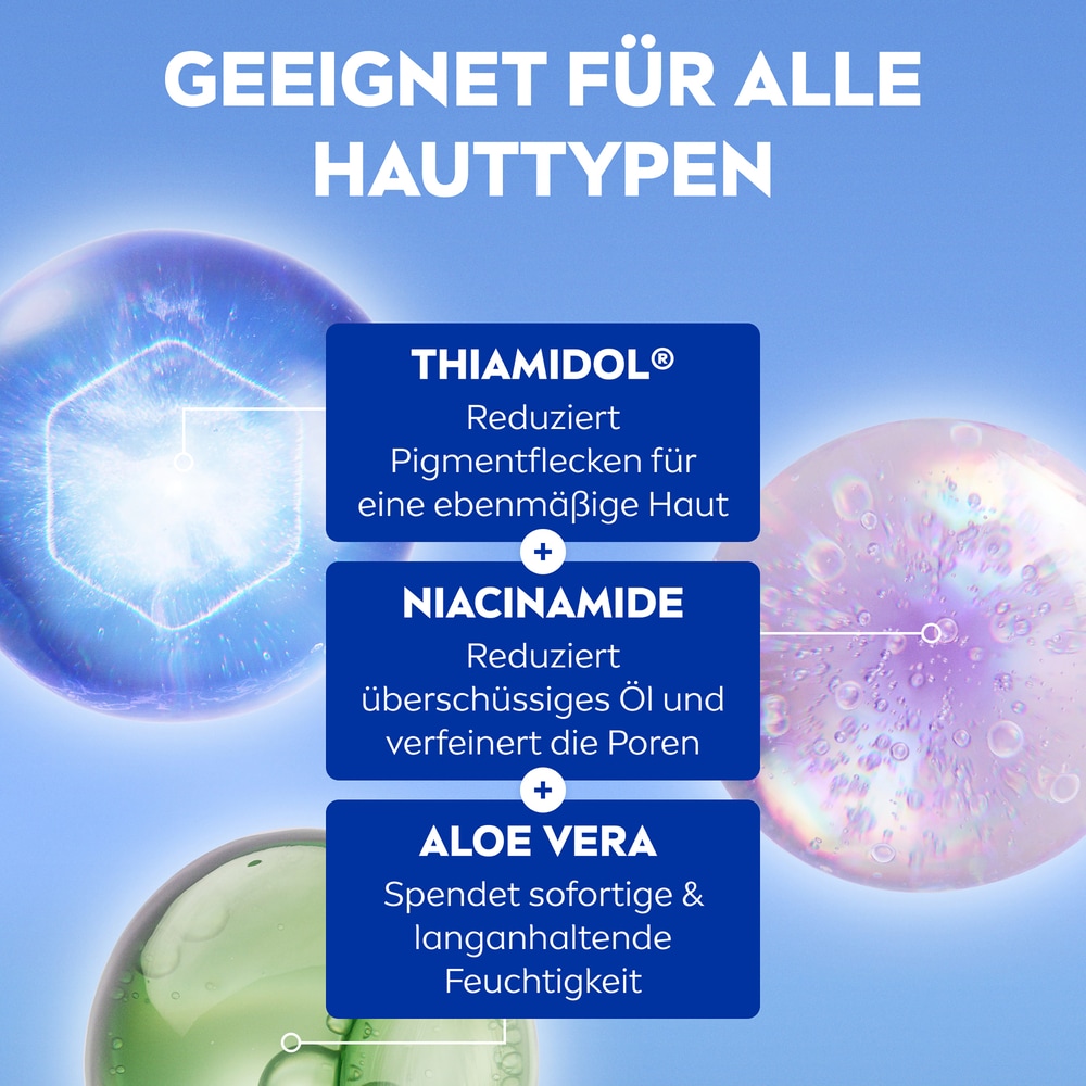 Nivea Anti-Falten-Serum »NIVEA LUMINOUS630® Skin Glow Instant Glow Serum«, leichte Textur, feuchtigkeitsspendend, pflegend