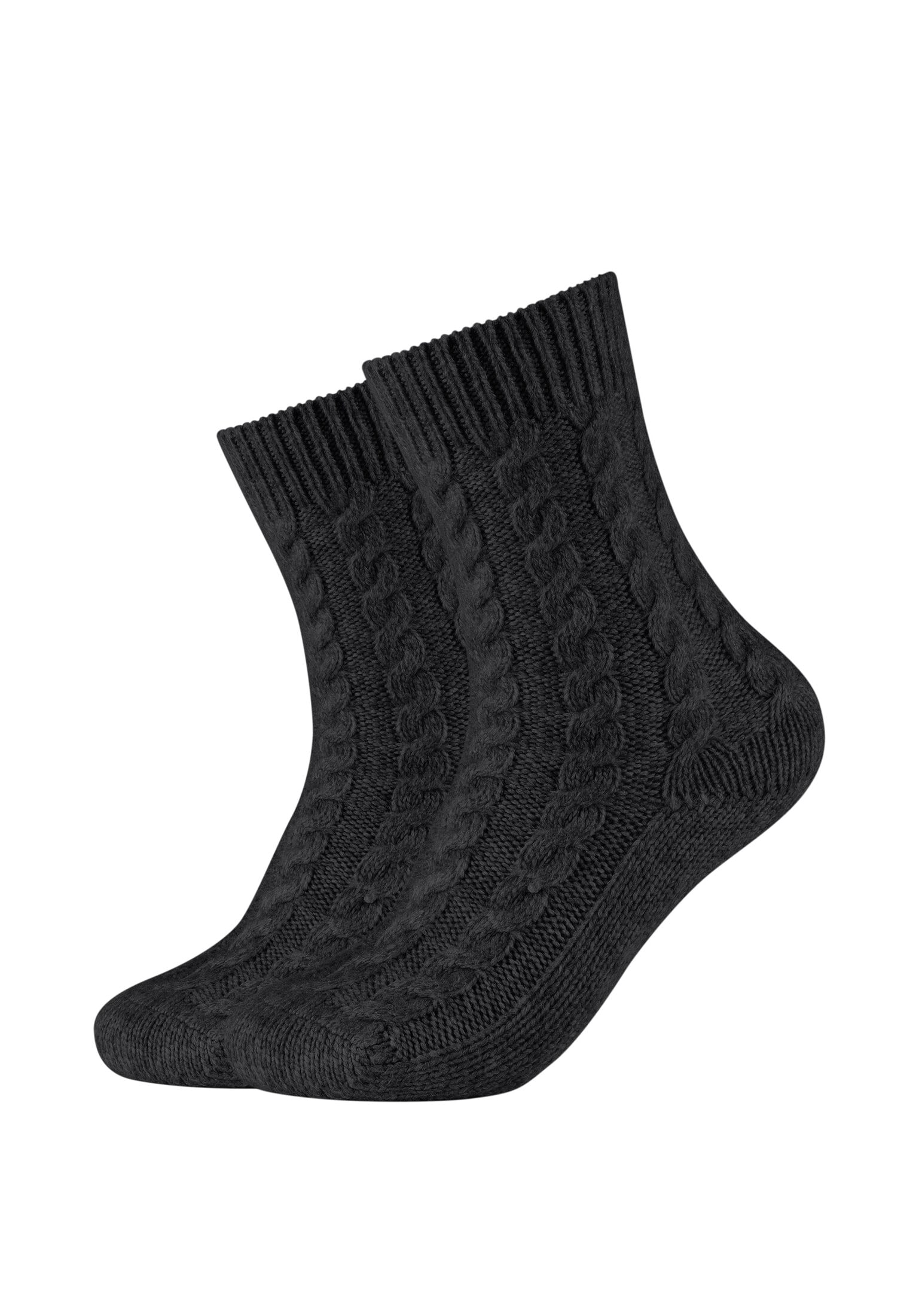 Socken »Socken Cosy Kuschelsocken Flauschig Warm Damen Zopfmuster Lang«