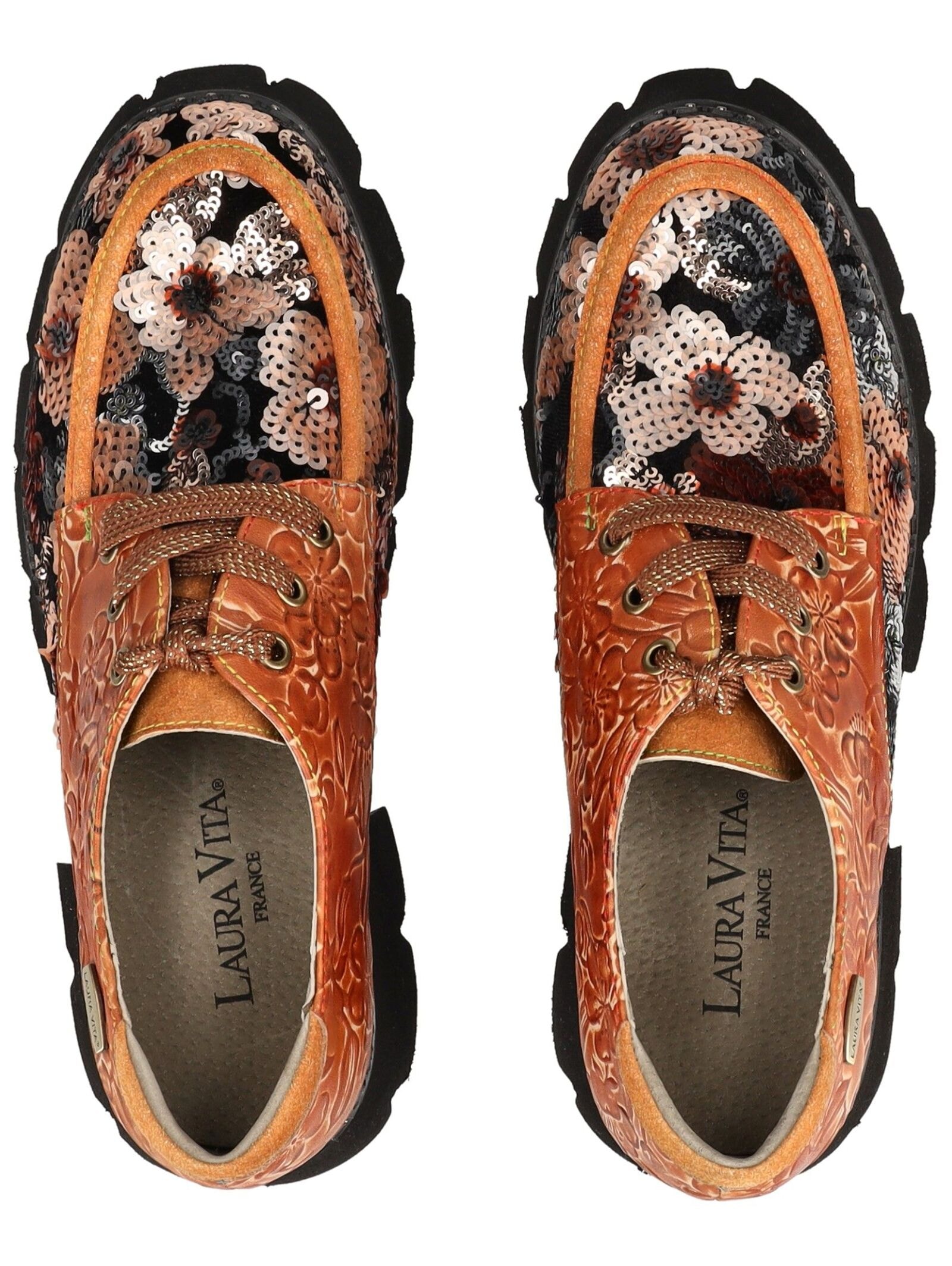 LAURA VITA Schnürschuh »LAURA VITA Halbschuhe Leder/Textil«