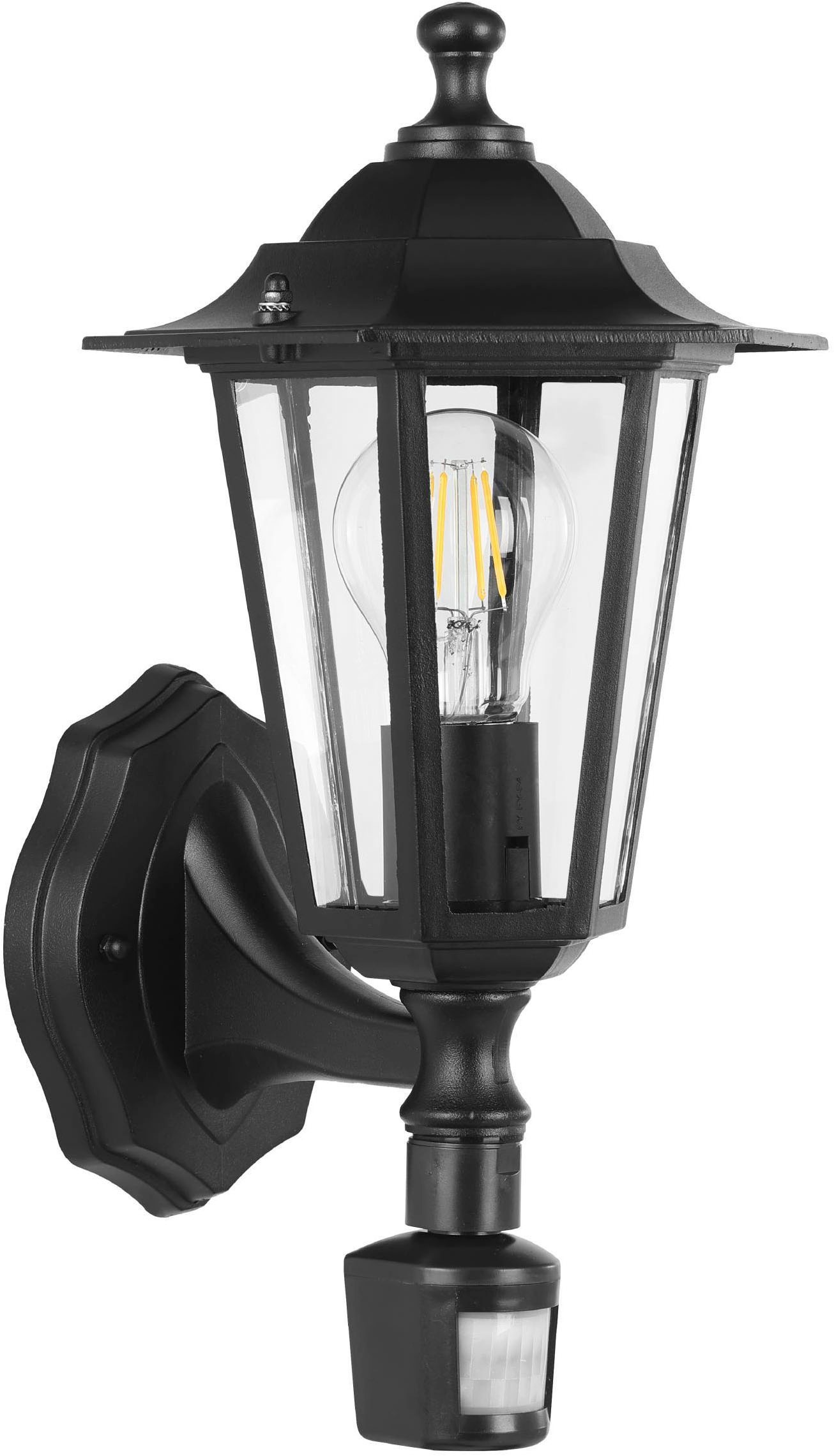 EGLO Wandleuchte »Laterna 4 Außen-Wandlampe, Außenleuchte, Aluguss und Glas, E27, IP44« E27 1 Stk.