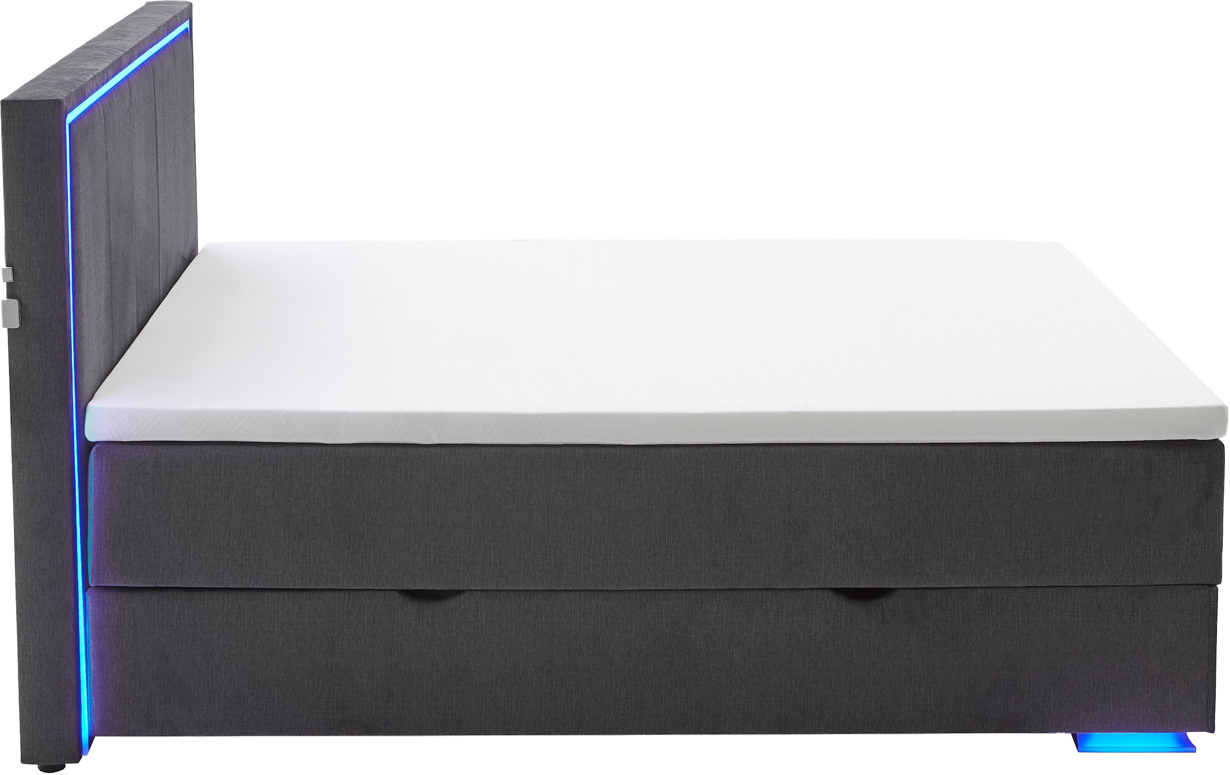 meise.möbel Boxspringbett »Colorado II«, inkl. LED-Beleuchtung & Topper