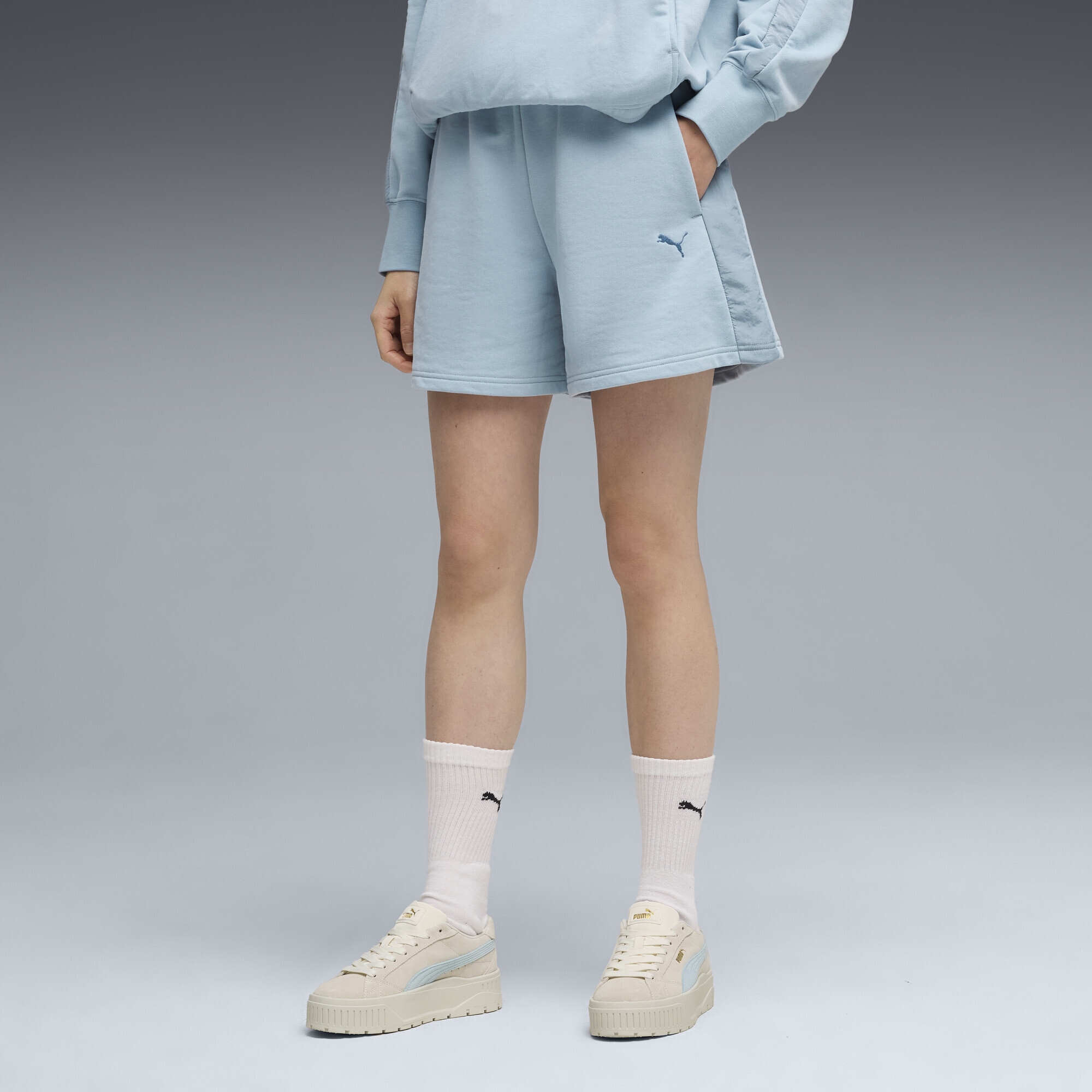 PUMA Sporthose »HER High-Waist Shorts Damen«