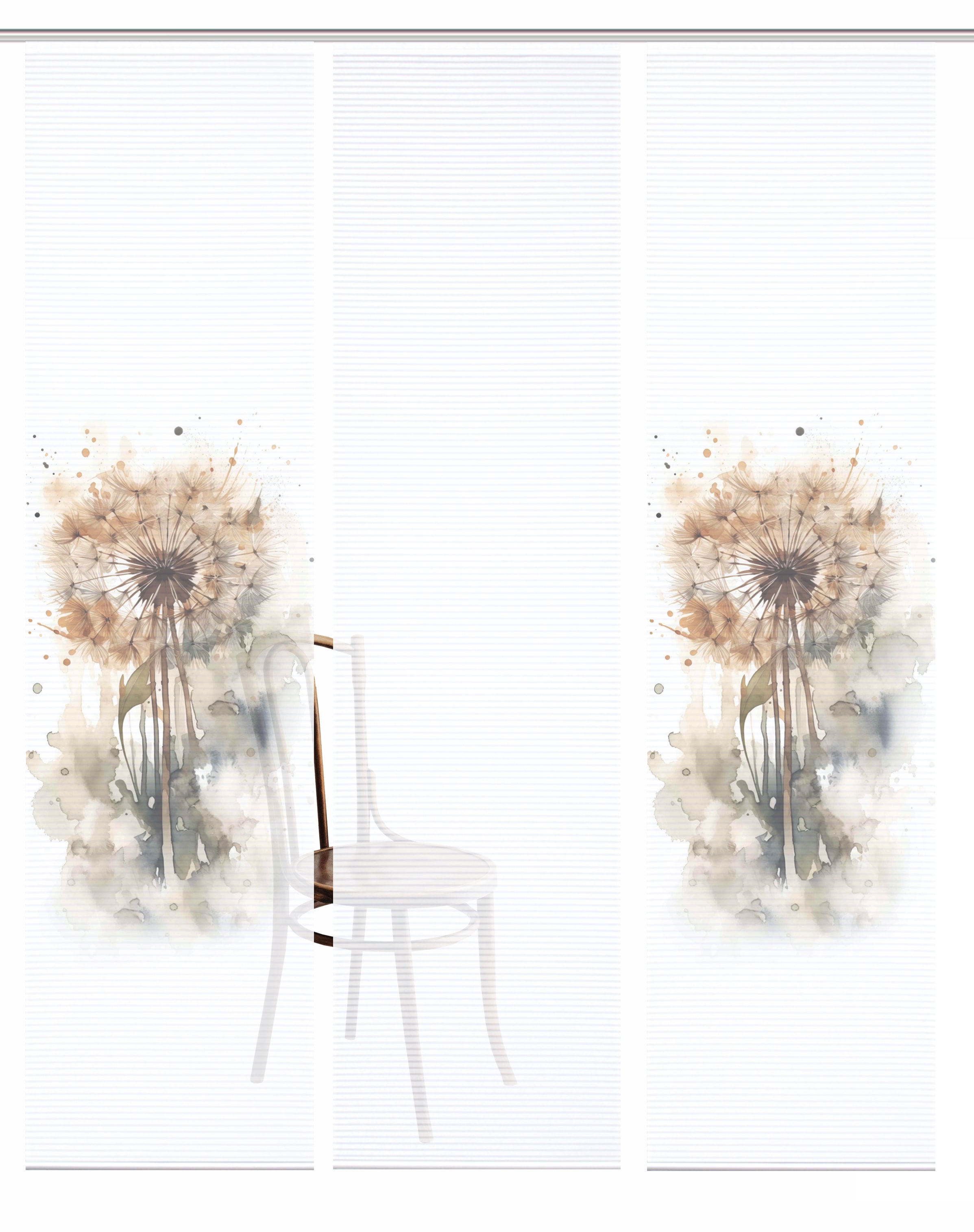 HOME in green Schiebegardine "AMARANDE" Paneelwagen 3 Stk. tlg. Bambusoptik günstig online kaufen