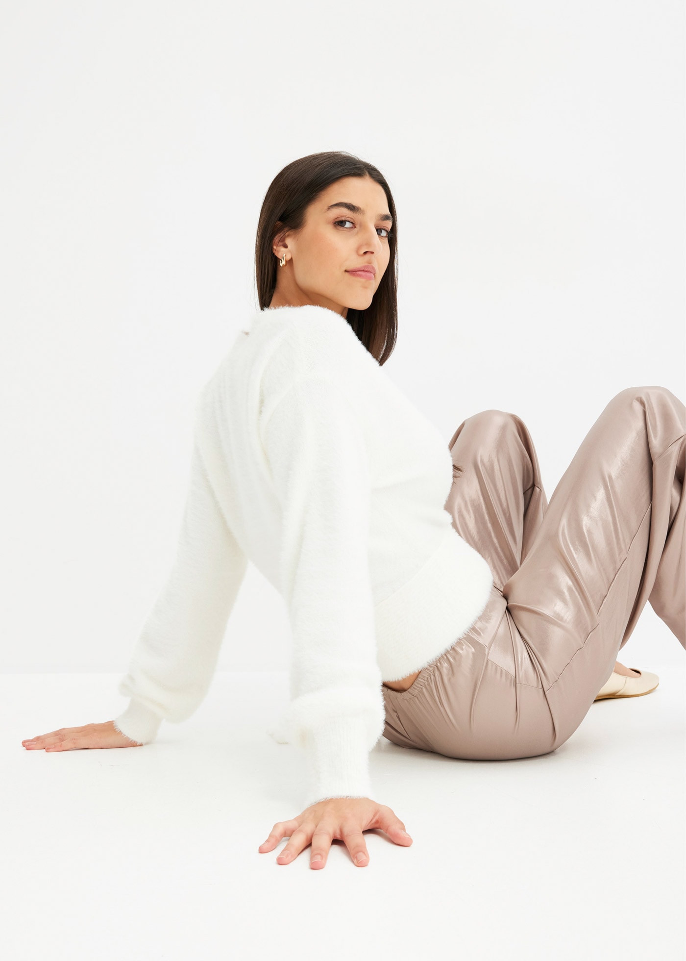 bonprix Wickelpullover