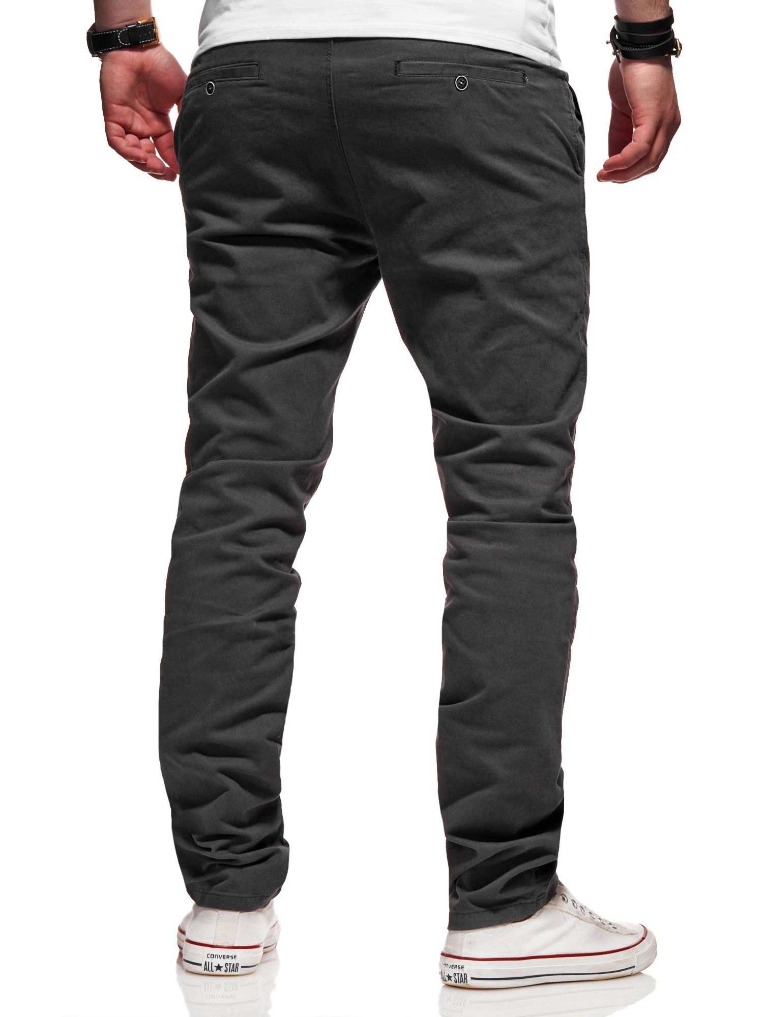 behype Chinohose »Heritage«, im Slim -Fit-Schnitt