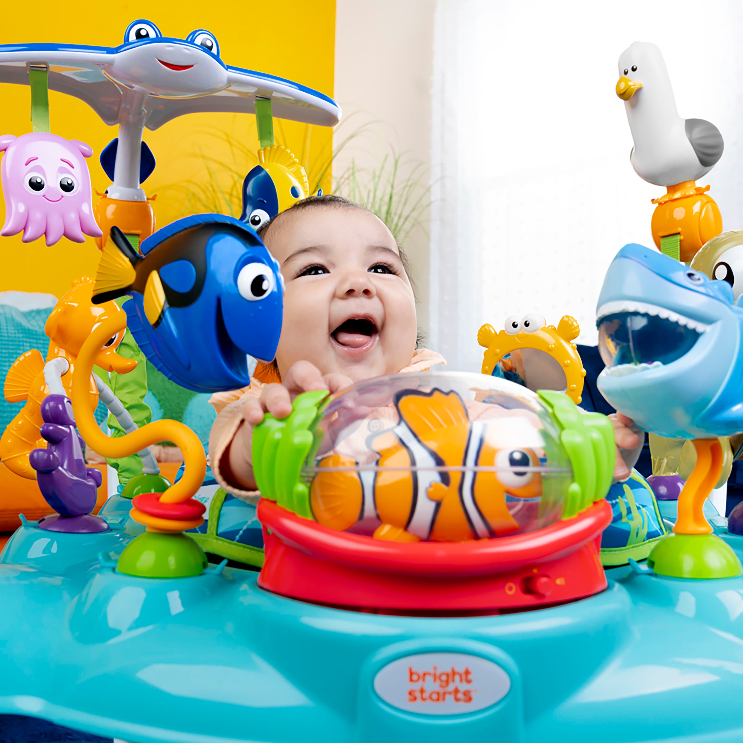 Bright Starts Spielcenter »Finding Nemo Sea of Activities Jumper«, mit Licht- und Soundeffekt
