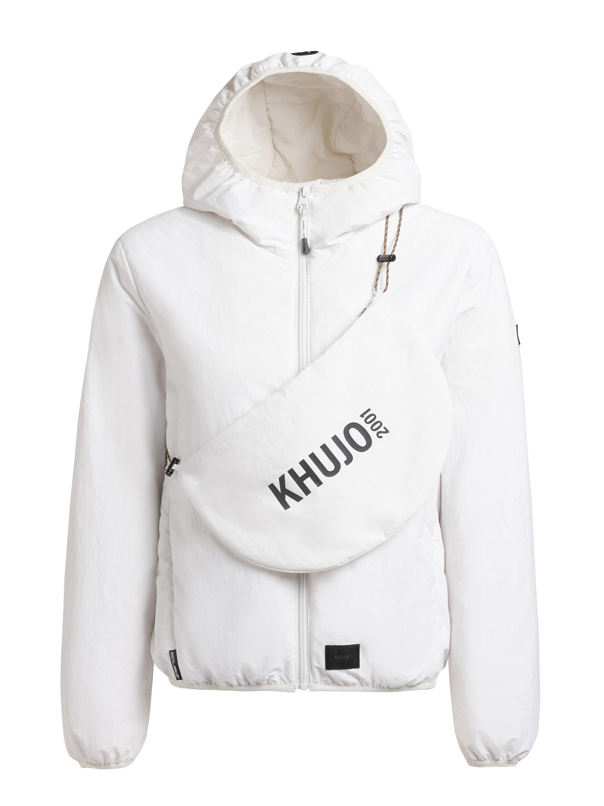 khujo Outdoorjacke »Shelly2« 2 Stk. tlg. mit Kapuze packbare Damen Übergangsjacke mit Tasche
