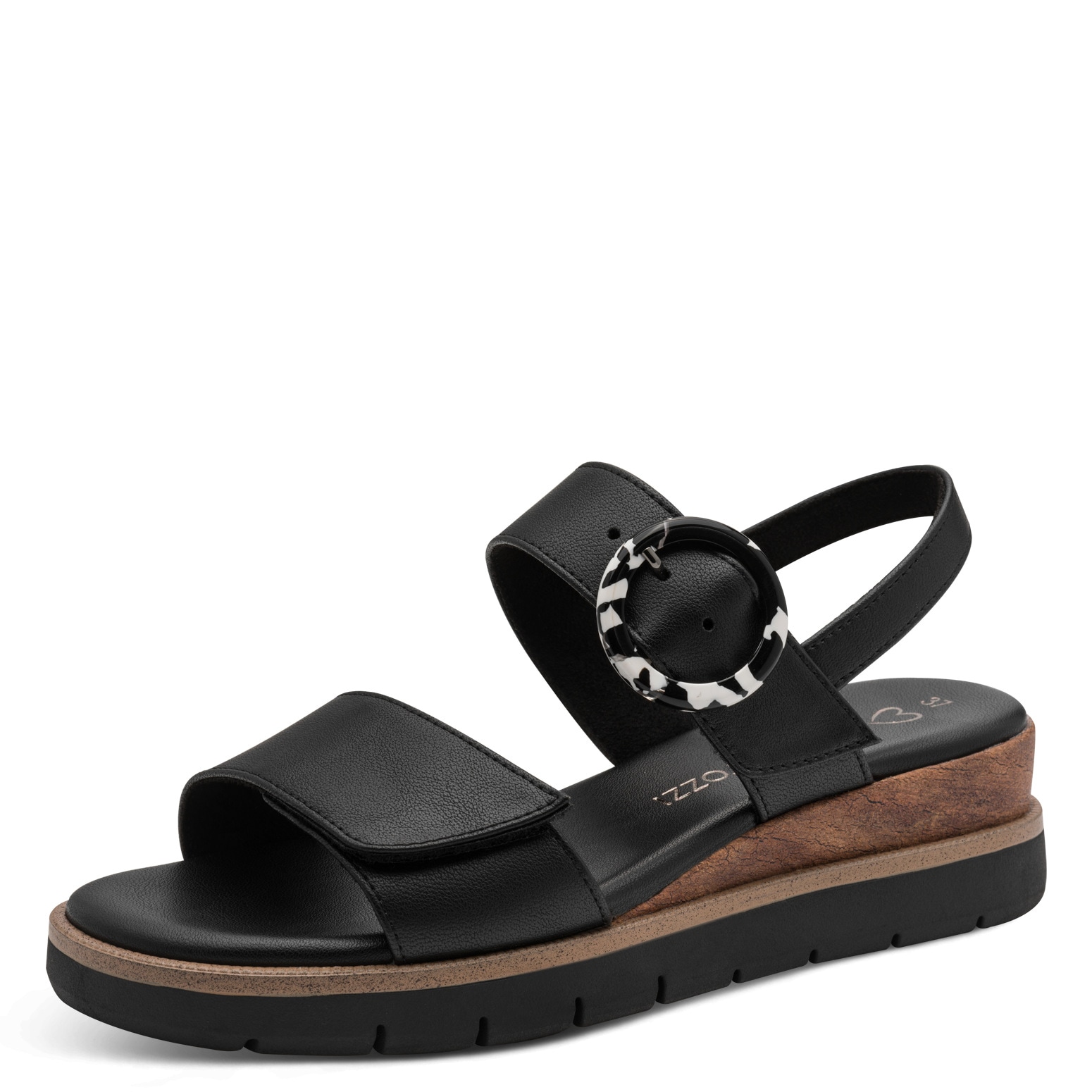 MARCO TOZZI Keilsandalette Riemechensandale, Sommerschuh in veganer Verarbe günstig online kaufen