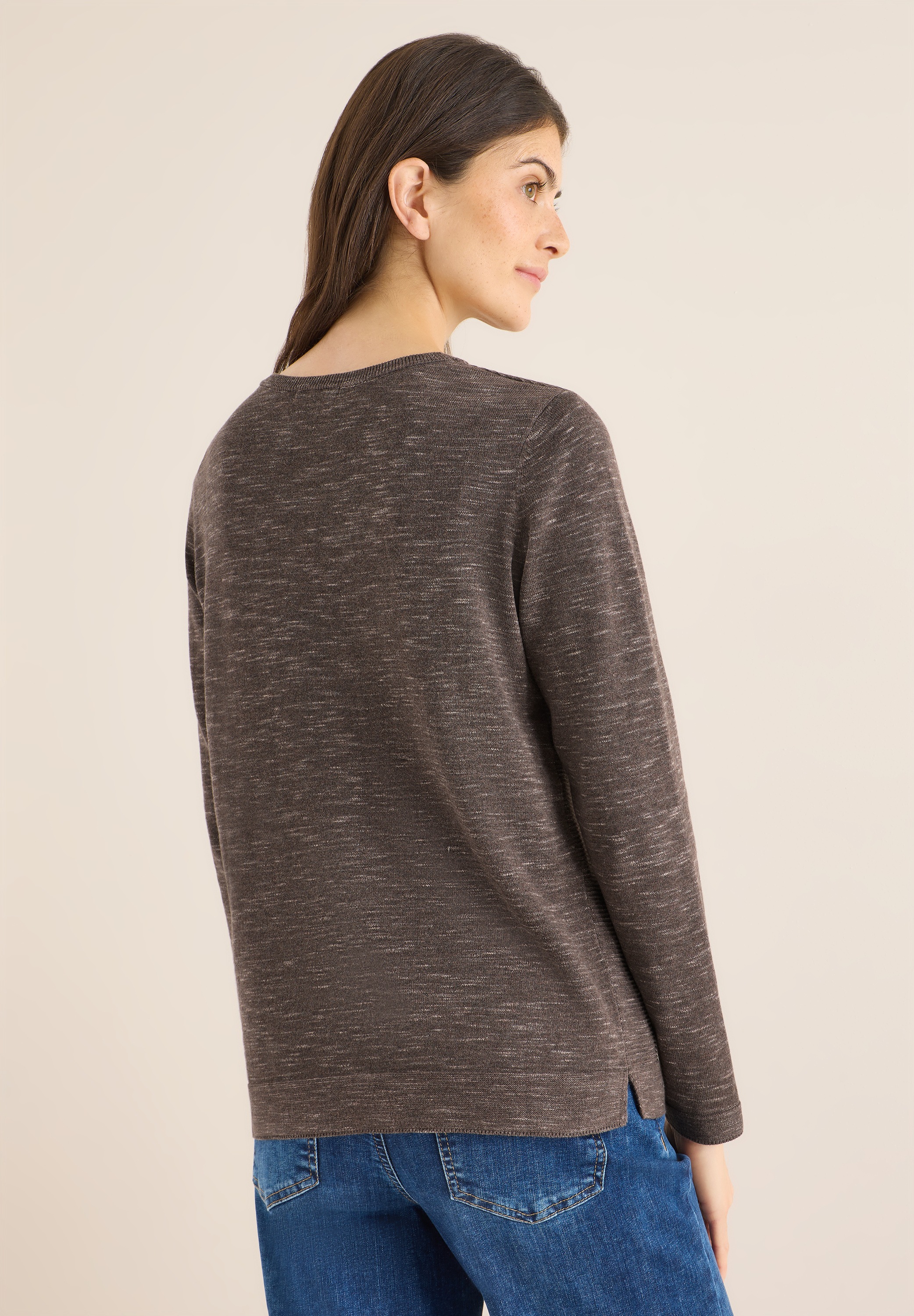 Cecil Strickpullover mit Rundhalsausschnitt günstig online kaufen