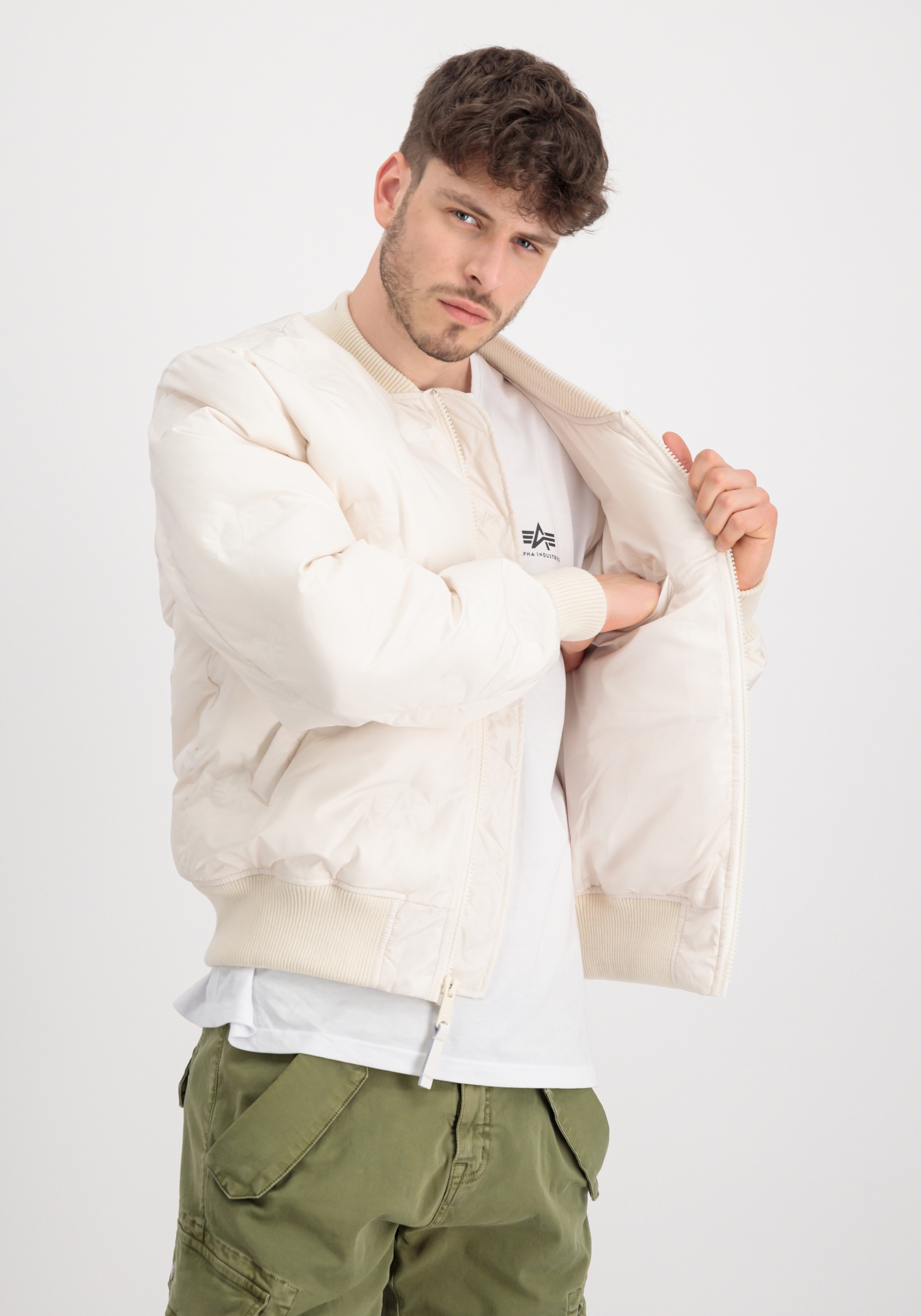 Alpha Industries Winterjacke "MA-1 Emb. Logo Puffer" günstig online kaufen