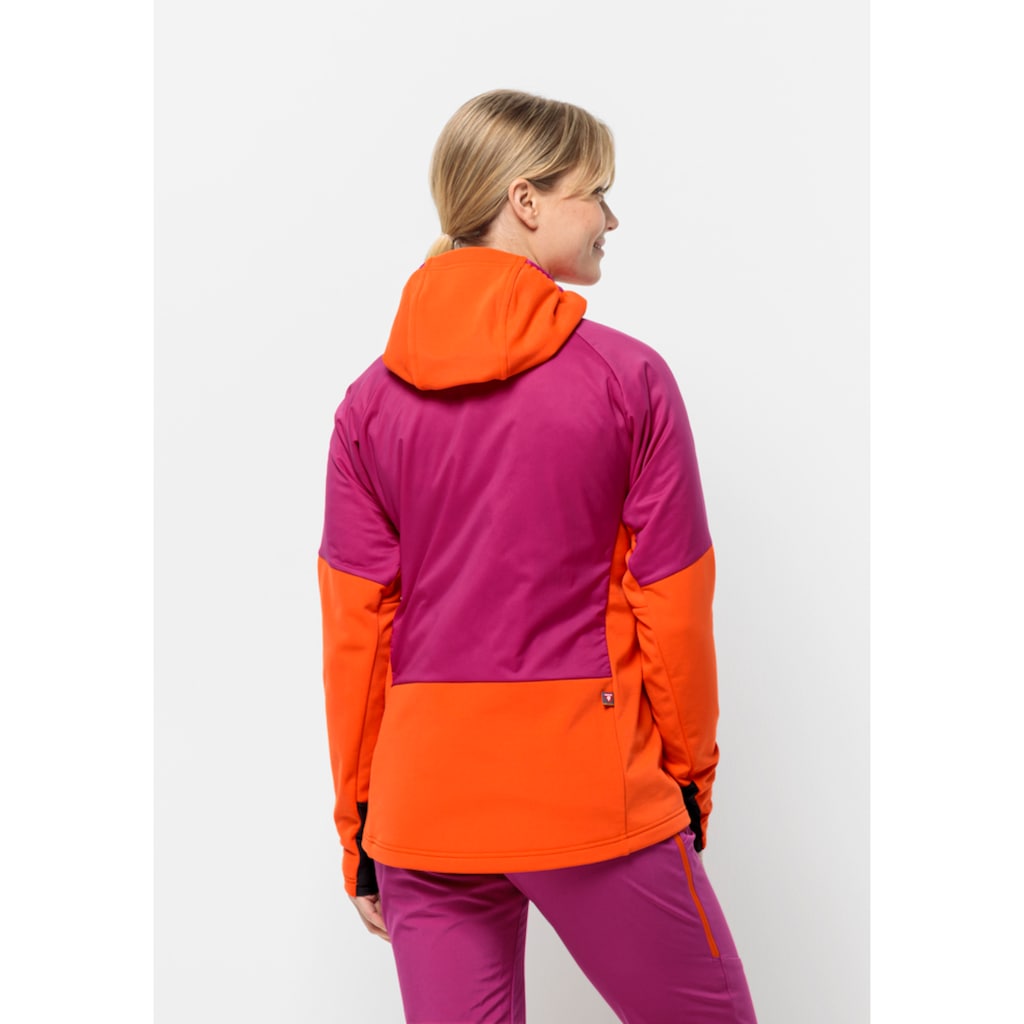 Jack Wolfskin Funktionsjacke »ALPSPITZE INS HYBRID W«, mit Kapuze