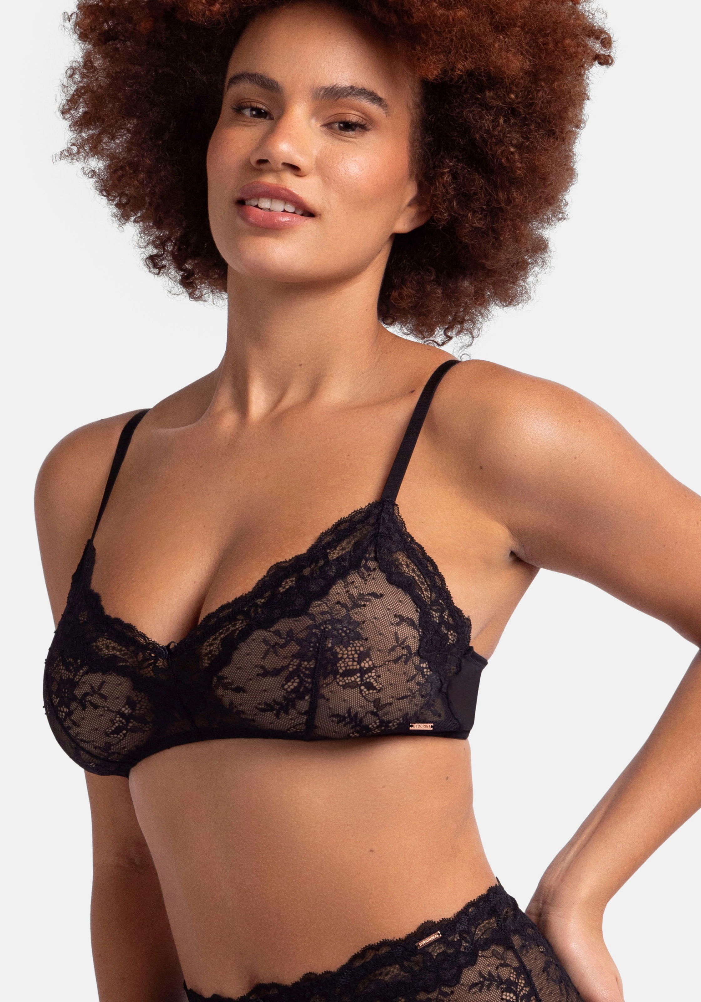 Thumbnail - Dorina Bralette "Origins" 2er Pack, durchgehende Spitze mit Spitzenbesatz an den Körbchen, ohne Bügel