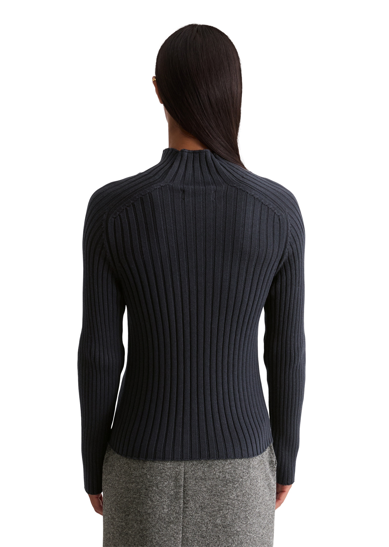 Marc O'Polo Stehkragenpullover »aus Heavy Weight Cotton«