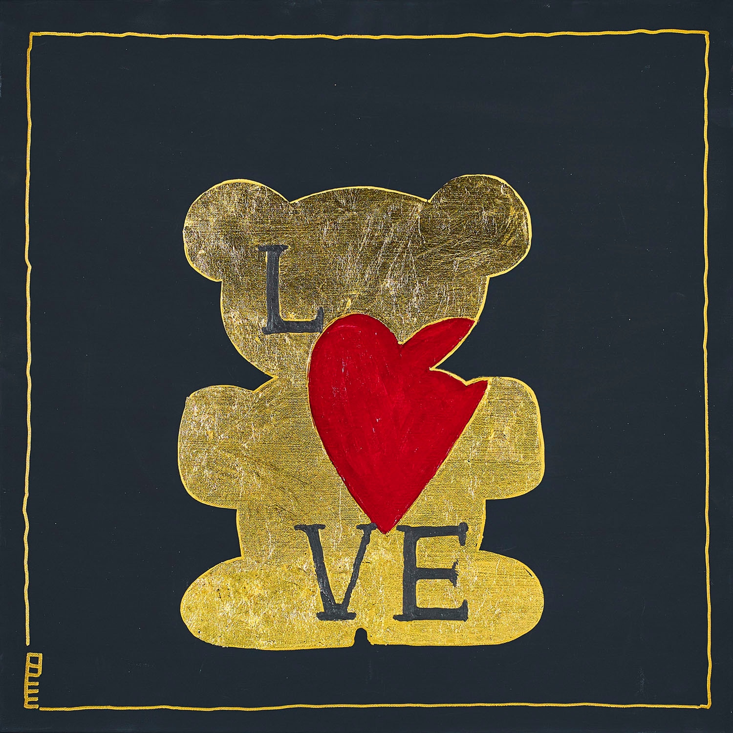 | Bär, Love«, kaufen BAUR St.) »Bears Leinwandbild (1 queence