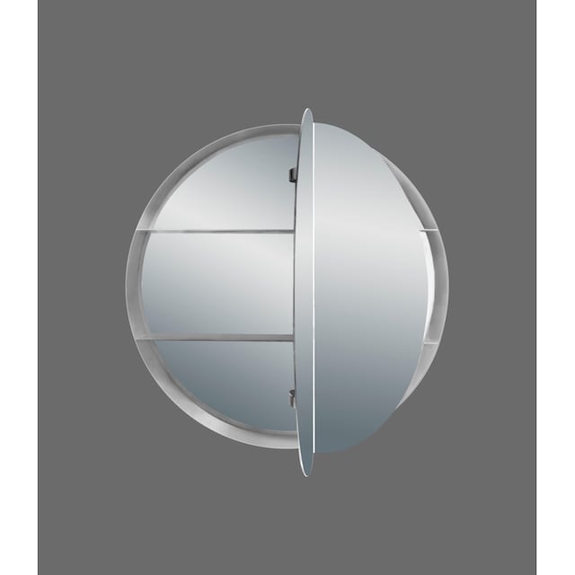 Talos Badezimmerspiegelschrank, Ø: 60 cm, aus Aluminium und Echtglas, IP24  kaufen | BAUR