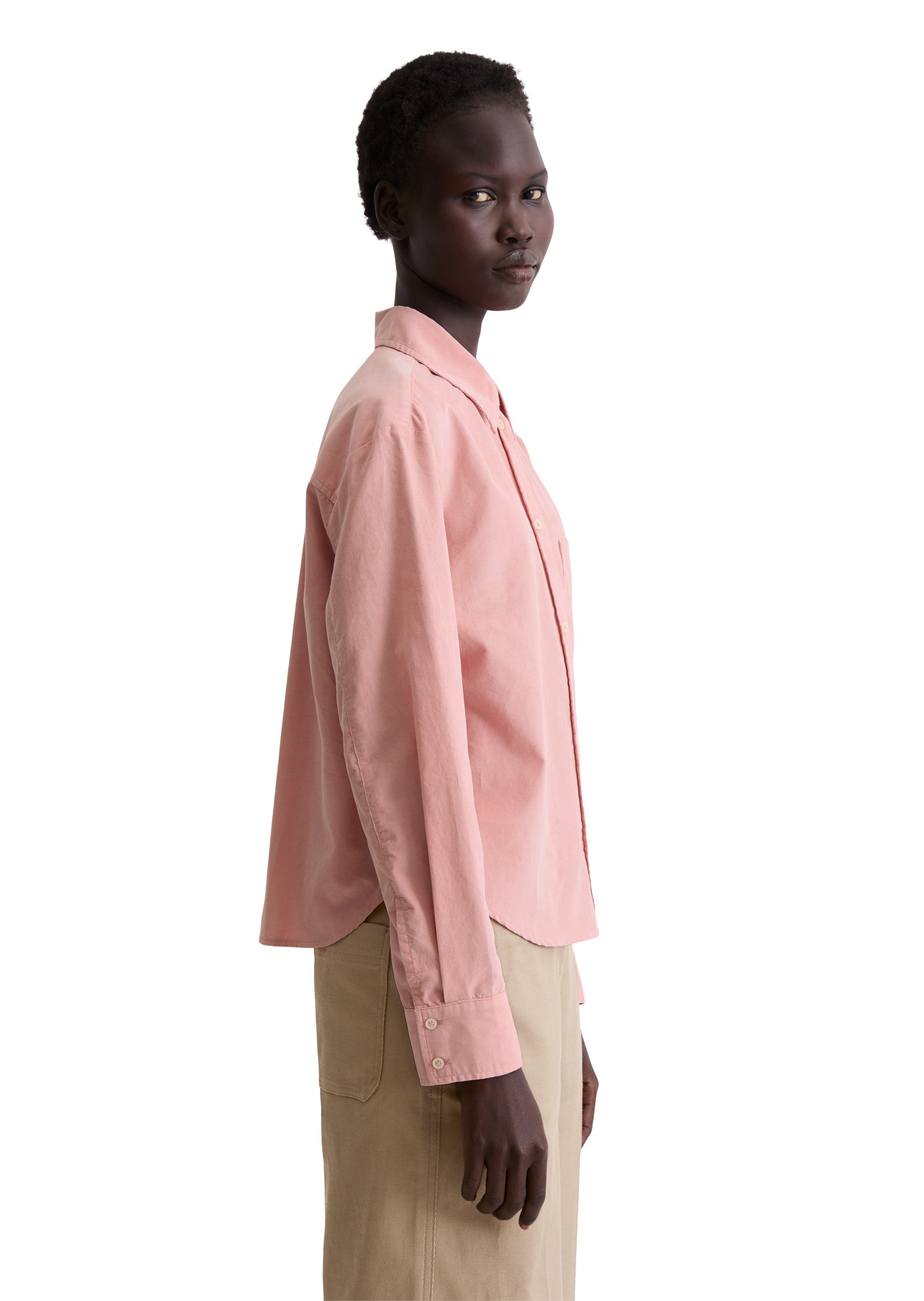 Marc OPolo Langarmbluse "aus softem Baumwolle-Lyocell-Mix" günstig online kaufen