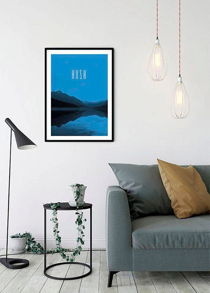 Wohnzimmer Komar »Word | Poster Blue«, BAUR Lake (1 Schlafzimmer, St.), Kinderzimmer, Natur, Hush
