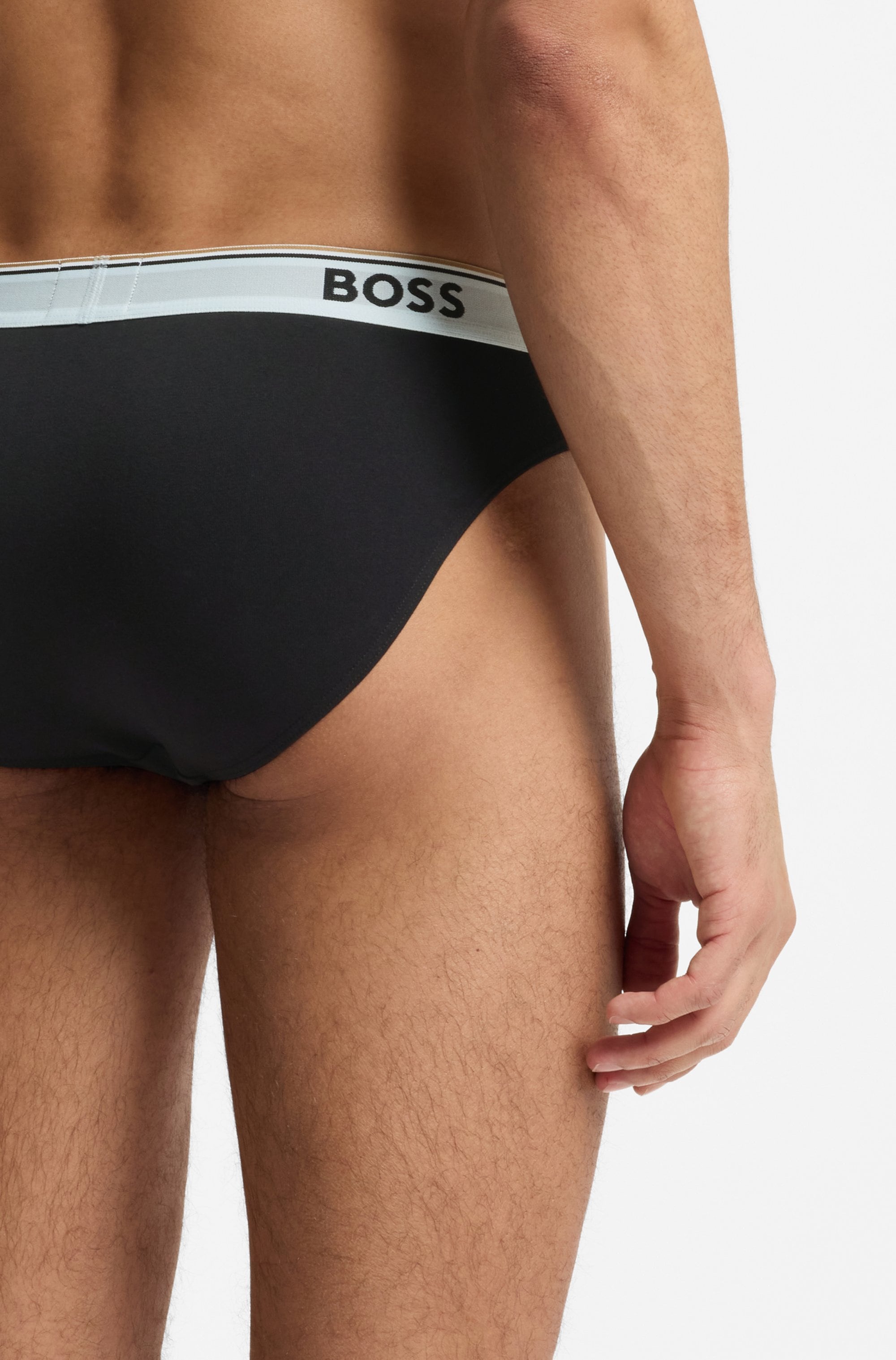BOSS Slip aus elastischer Baumwolle, mittlere Bundhöhe