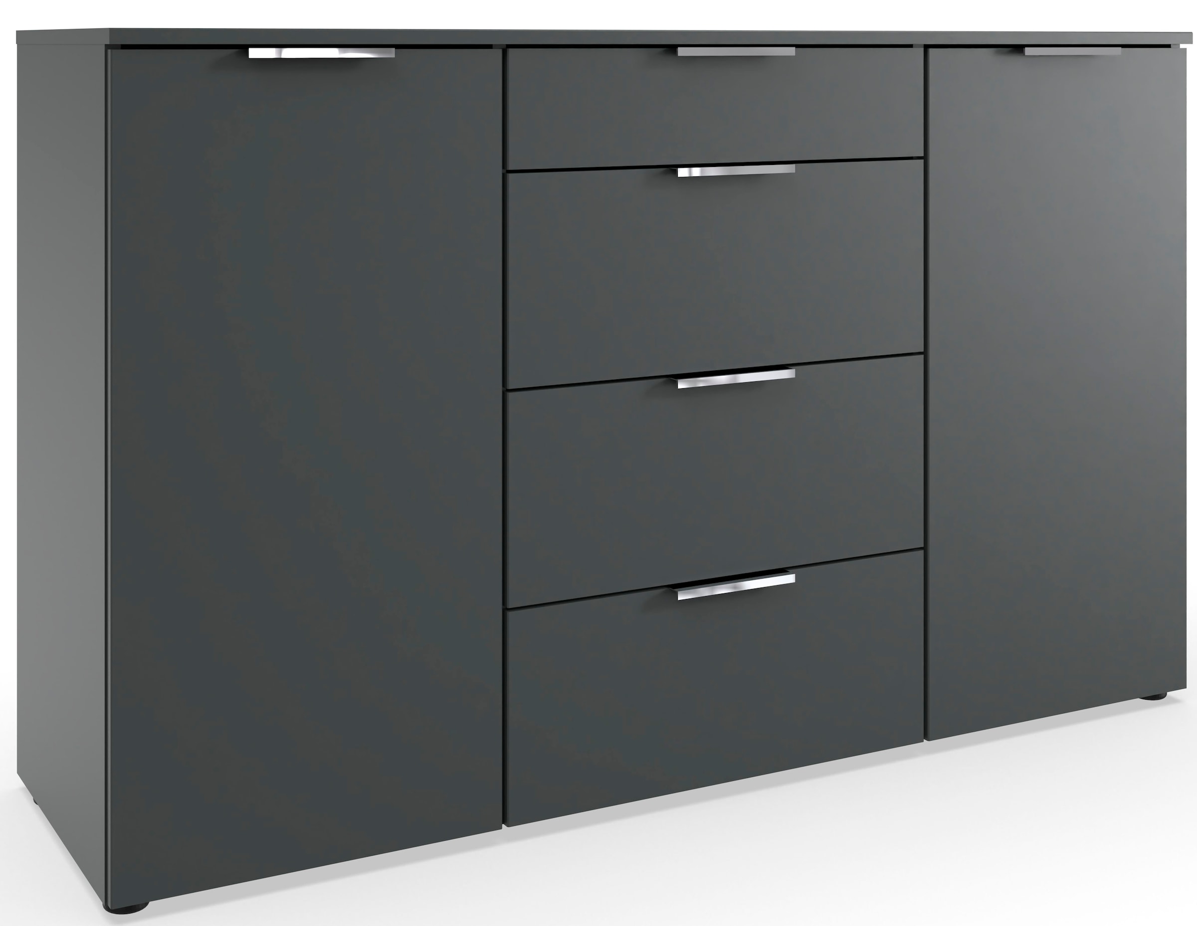 Wimex "Level by fresh to go" 2-türig, mit 4 Schubladen und soft-close Funktion, 135cm breit