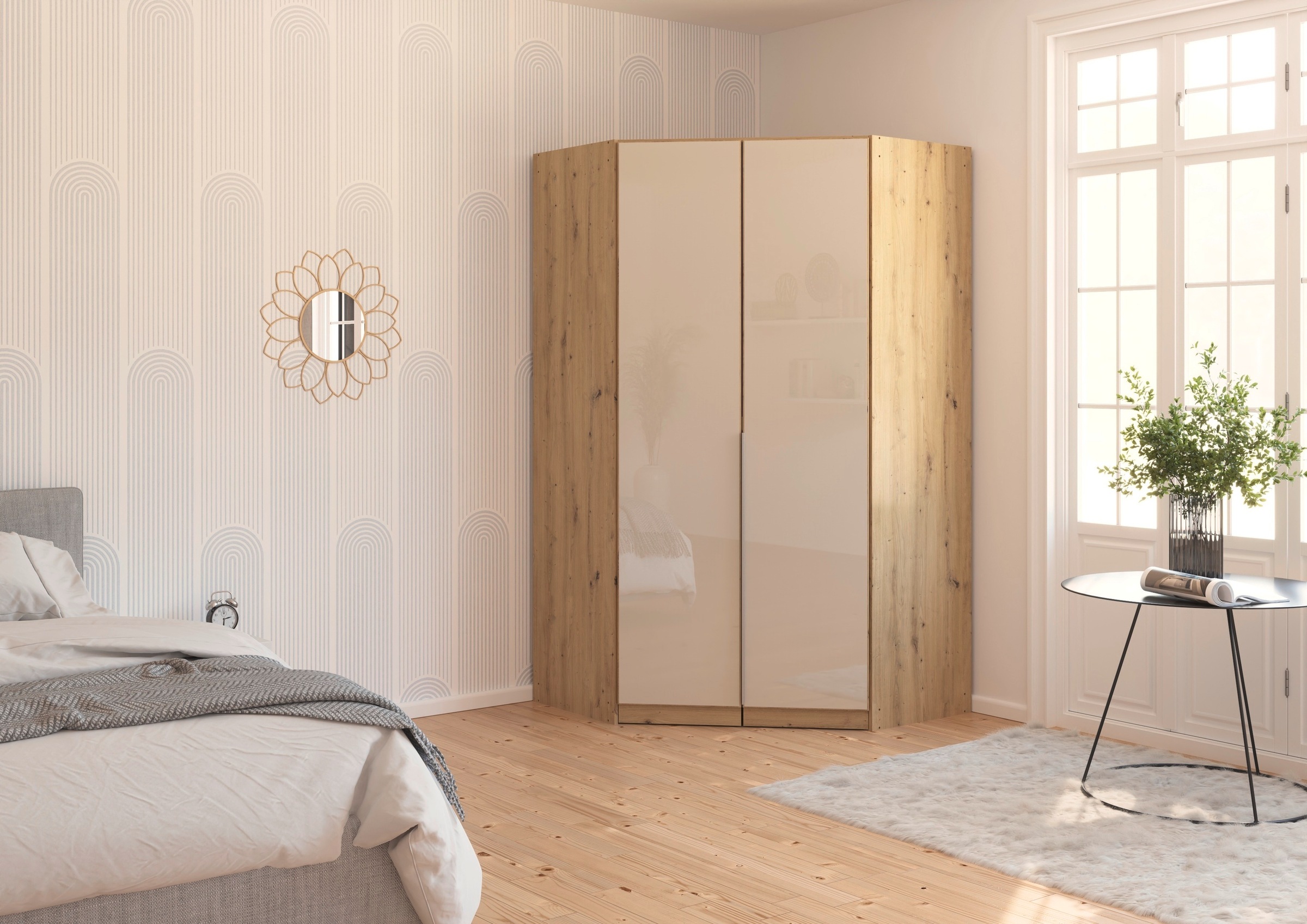 OTTO home Eckkleiderschrank "Kleiderschrank Schrank Ankleidezimmer Schlafzi günstig online kaufen