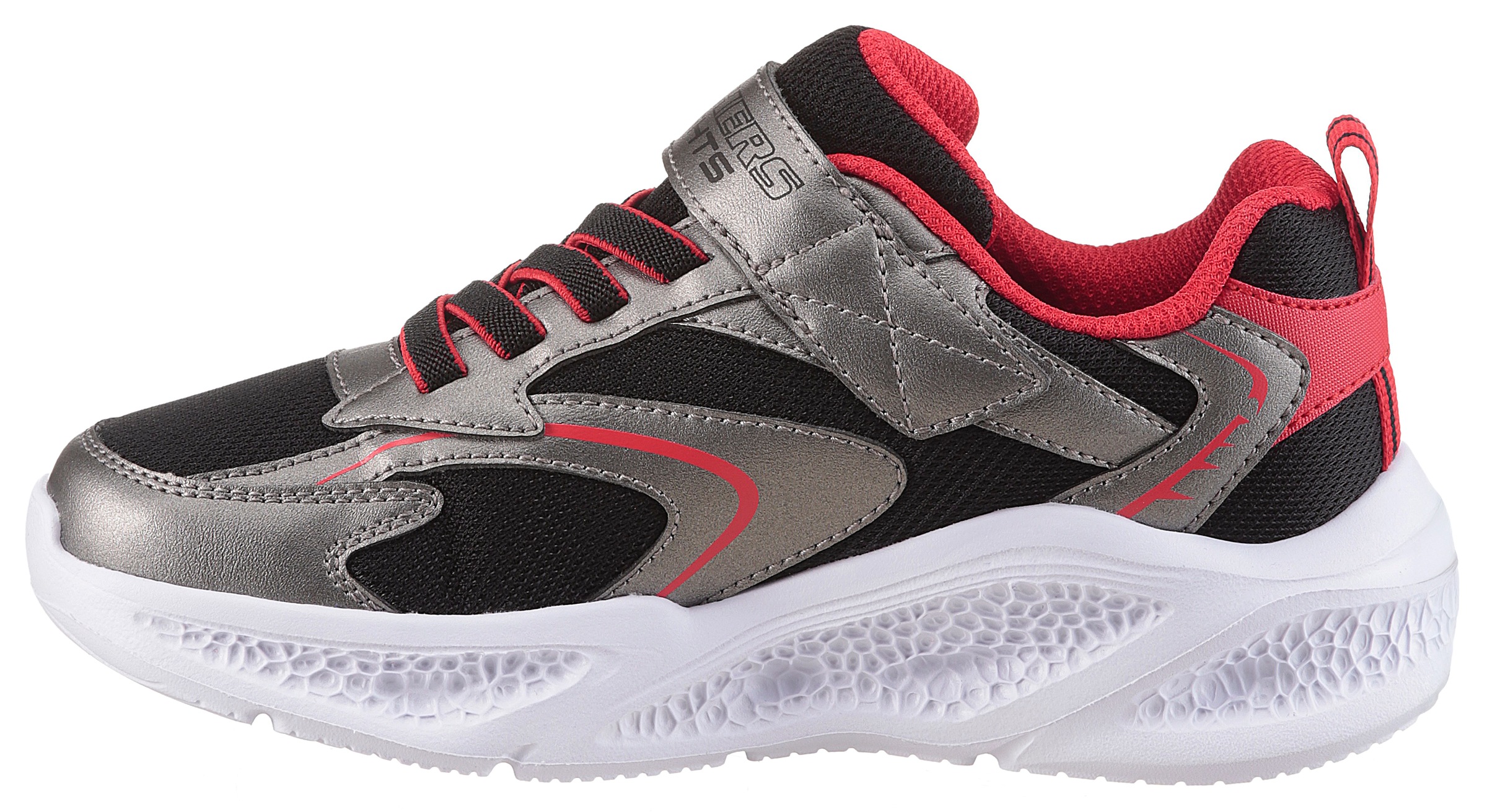 Skechers Sneaker »SKECHERS METEOR-LIGHTS«, Klettschuh mit Blinkfunktion, Größenschablone zum Download