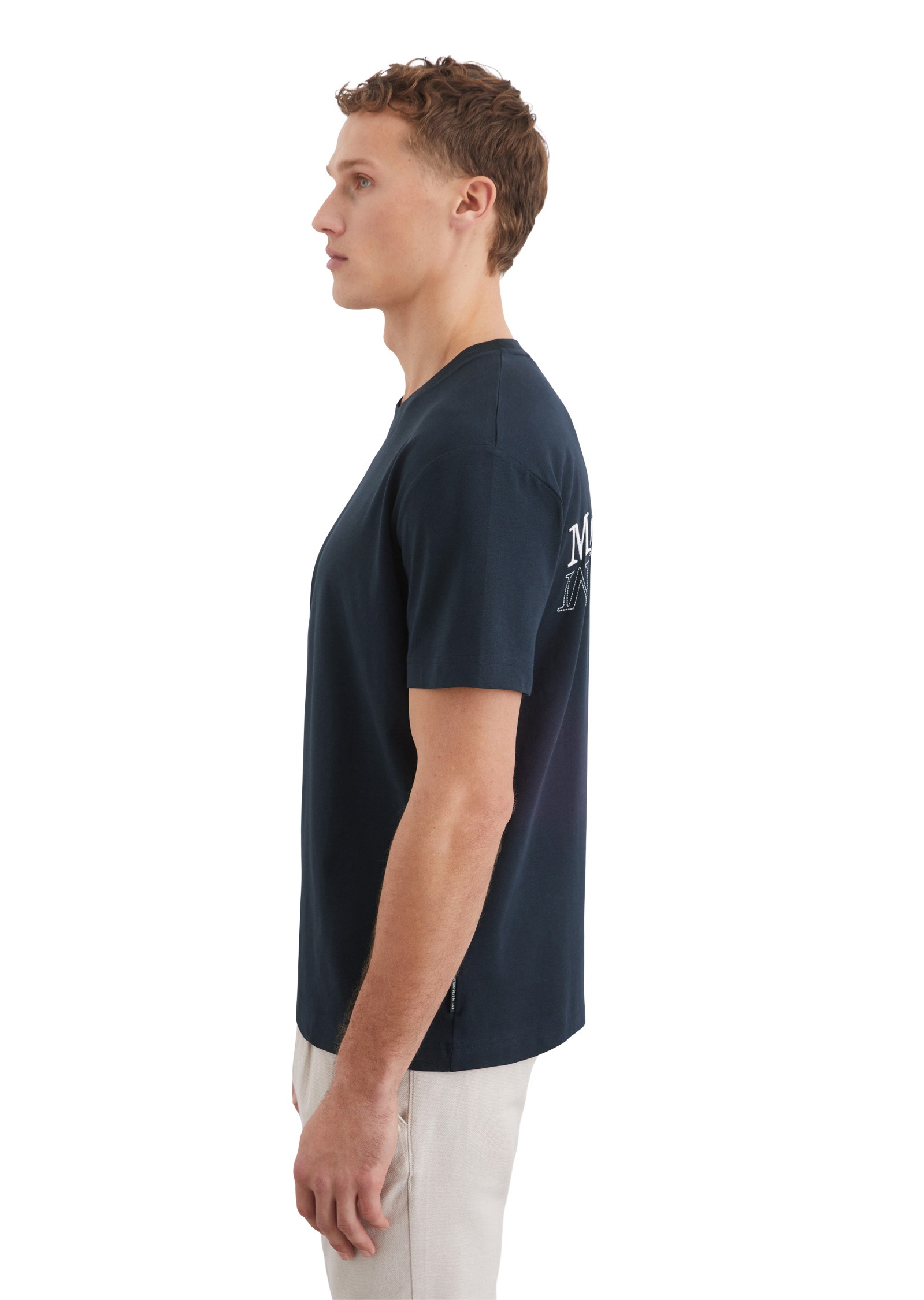 Marc O'Polo T-Shirt »mit Logostickerei auf der Rückseite«