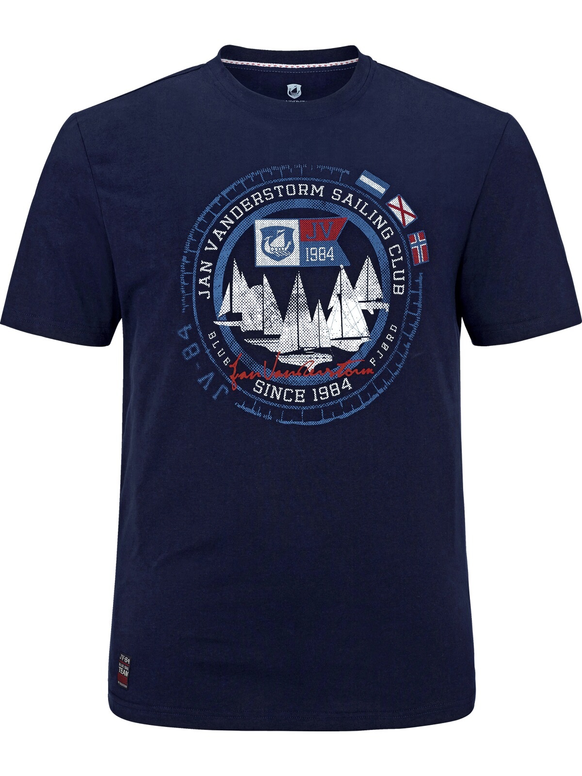 Jan Vanderstorm Rundhalsshirt "T-Shirt TERNO" 1 Stk. günstig online kaufen