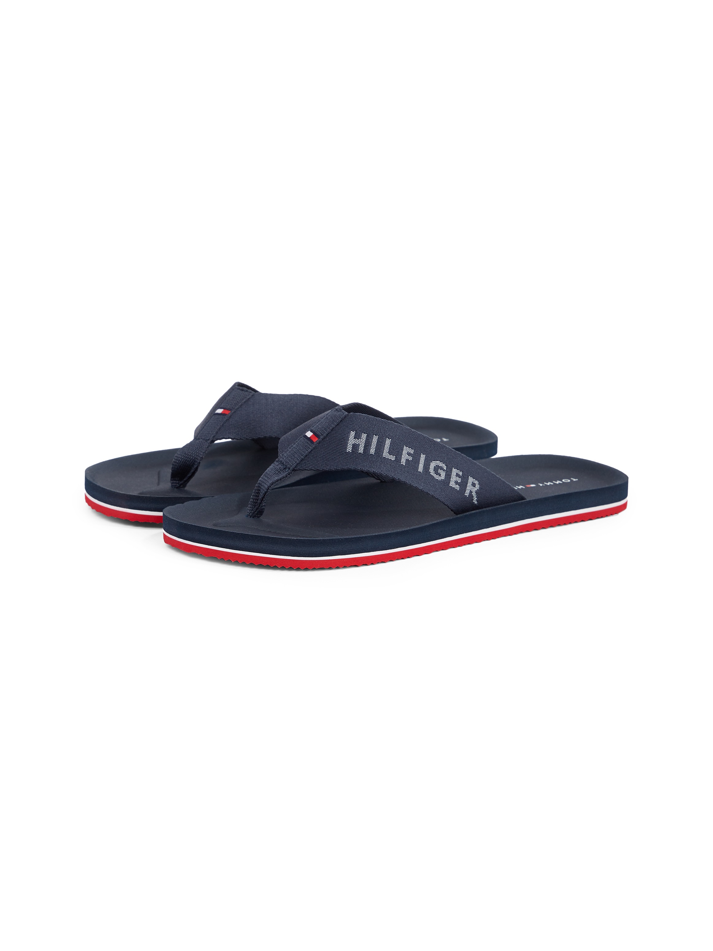 Thumbnail - Tommy Hilfiger Zehentrenner "COMFORT HILFIGER BEACH SANDAL", Badeschuh, Schlupfschuh mit Logoschriftzug