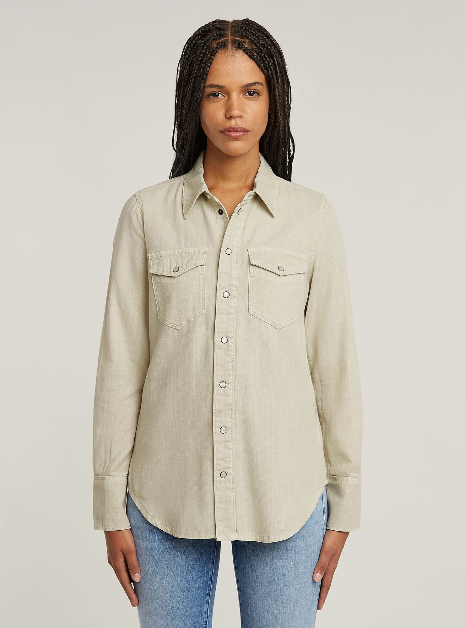 G-STAR Langarmshirt "Slim Western Hemd" günstig online kaufen