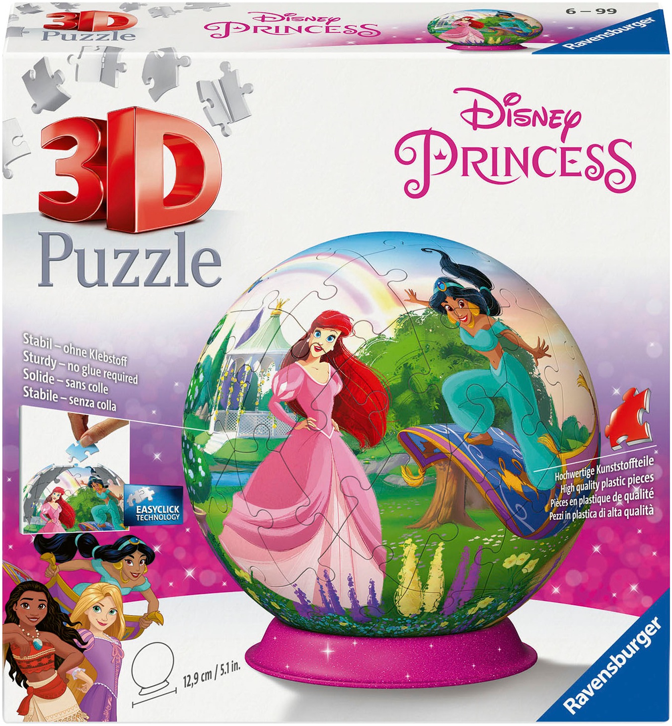 Puzzle »Puzzle-Ball Disney Princess«, Made in Europe, FSC® - schützt Wald - weltweit
