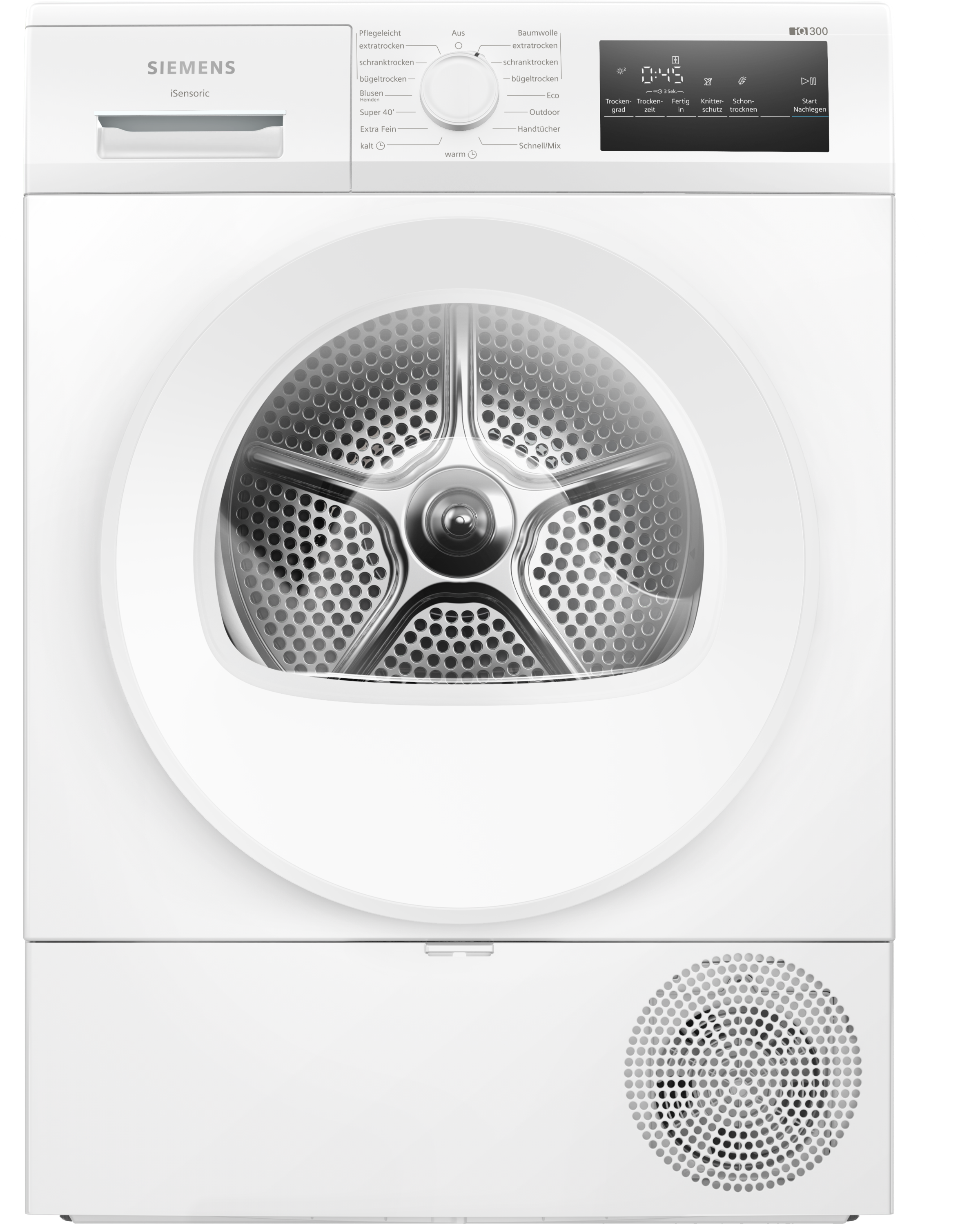 SIEMENS Wärmepumpentrockner "WT45HVA4", B:59,8cm H:84,2cm T:61,3cmweiß, Trockner