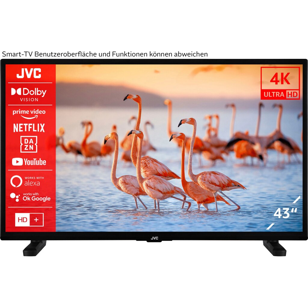 JVC LED-Fernseher »LT-43VU2256«, 108 cm/43 Zoll, 4K Ultra HD, Smart-TV