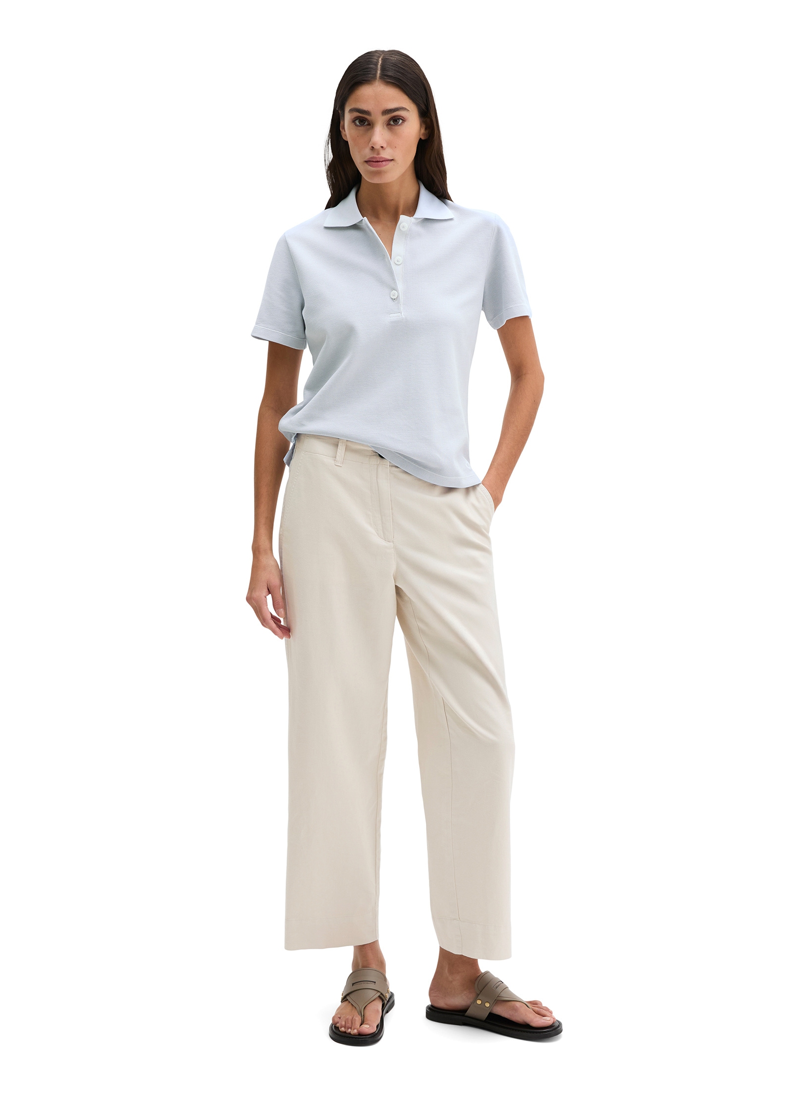 Marc O'Polo Poloshirt »aus Garment-Dyed-Piqué-Jersey«