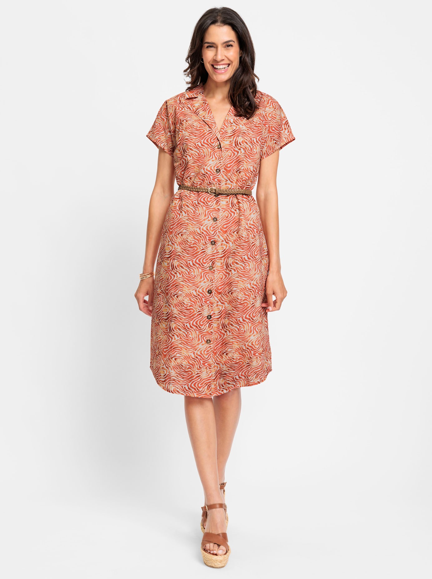 Inspirationen Jerseykleid »Druck-Kleid«