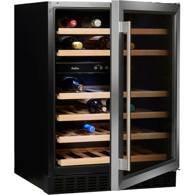 Amica Weintemperierschrank »WK 341 111 E«, für 46 Standardflaschen á 0,75l,  Standkühlschrank online kaufen | BAUR