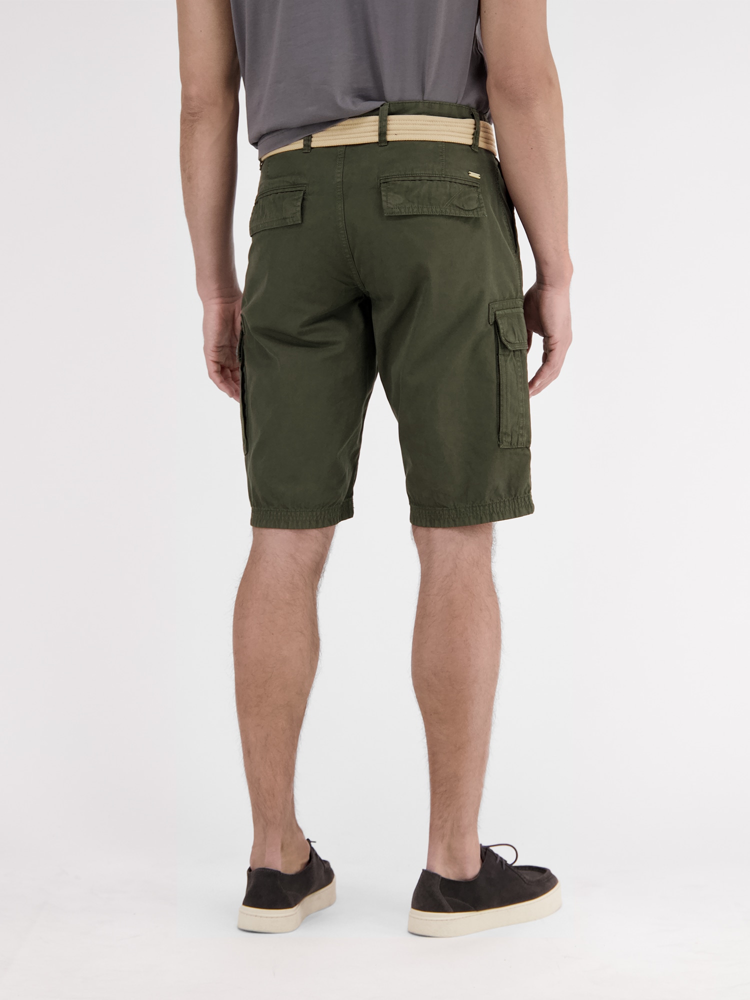 LERROS Bermudas »LERROS Cargobermuda inklusive Gürtel«, (Set)