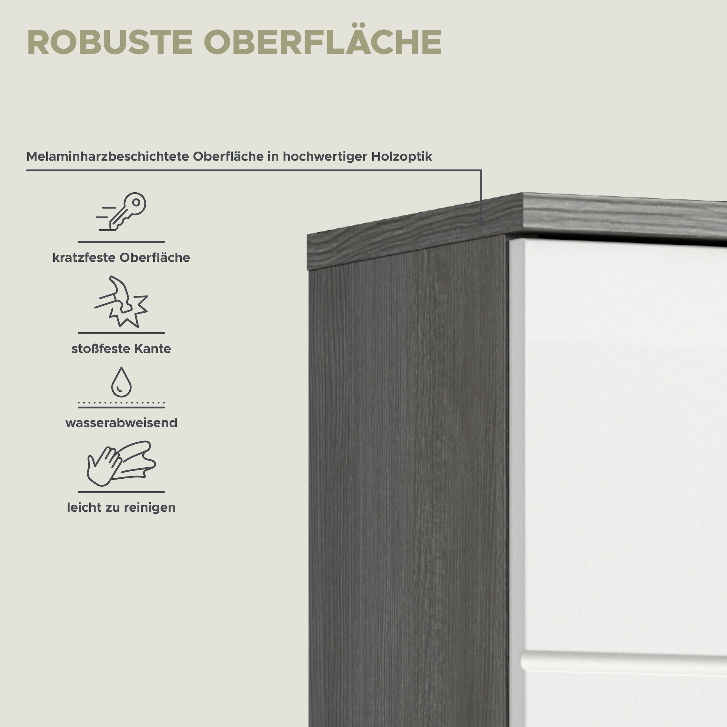 welltime Waschmaschinenumbauschrank »LUCCA, Höhe 191cm, 2 Türen, 2 offene Facher« Überbauschrank, Umbauschrank, Waschmaschinenschrank, Badschrank