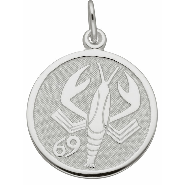 Adelia´s Kettenanhänger »925 Silber Sternzeichen Anhänger Krebs Ø 15,7 mm«,  Silberschmuck für Damen & Herren bestellen | BAUR
