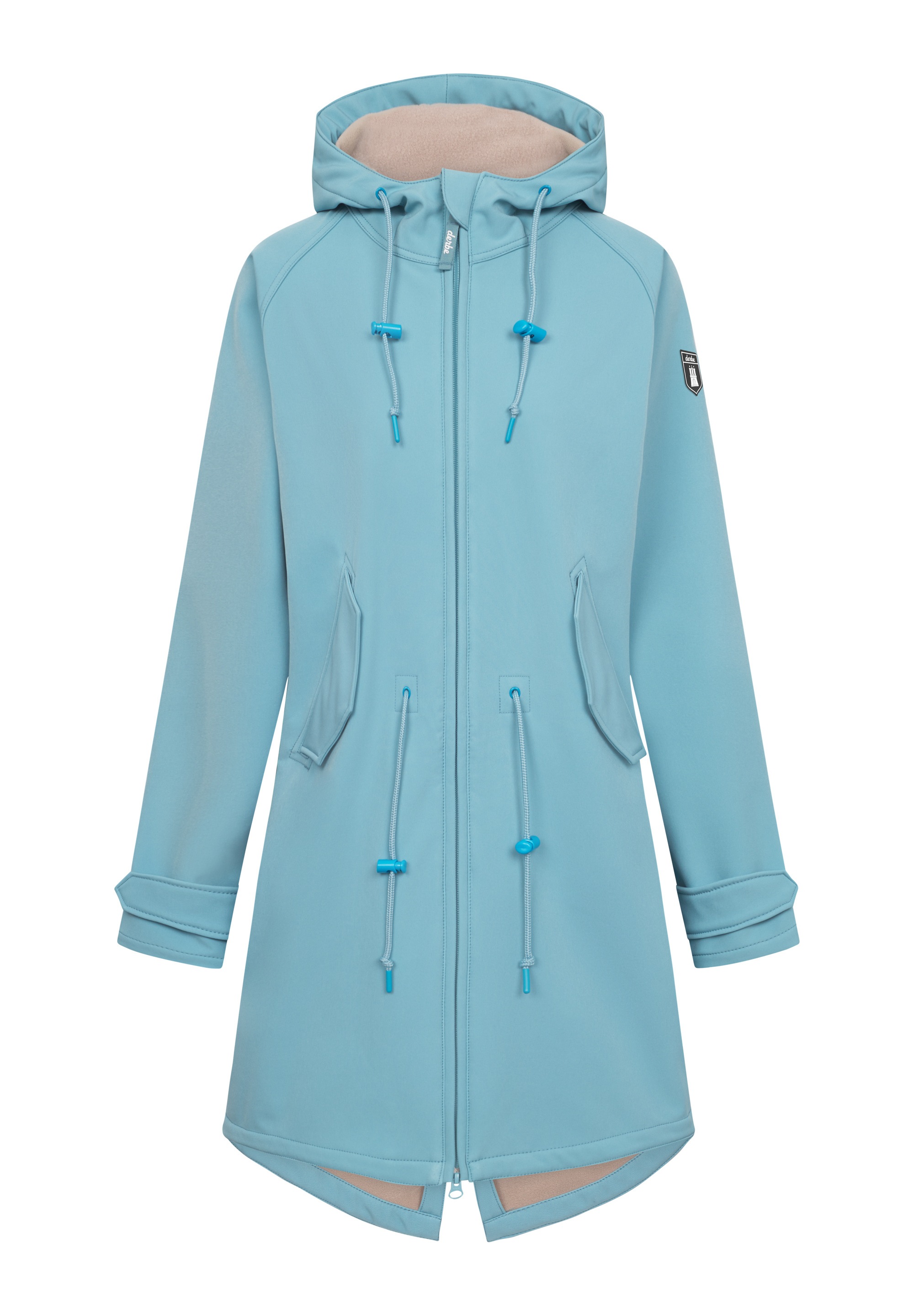Derbe Softshelljacke »Island Friese«, wasserabweisend, winddicht, Kapuze
