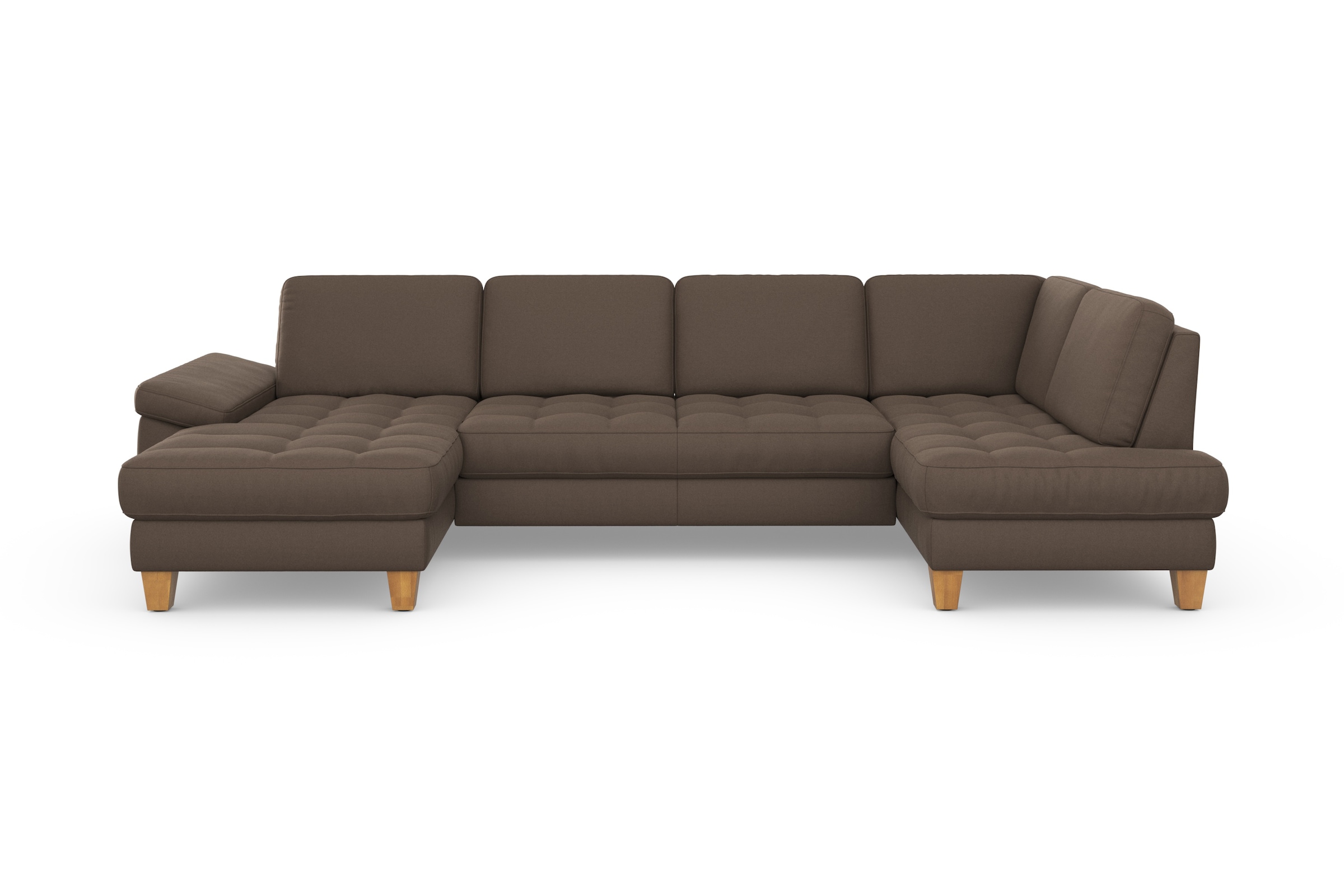 sit&more Wohnlandschaft »Westham U-Form« wahlweise mit Bettfunktion, Bettkasten, Sitztiefenverstellung