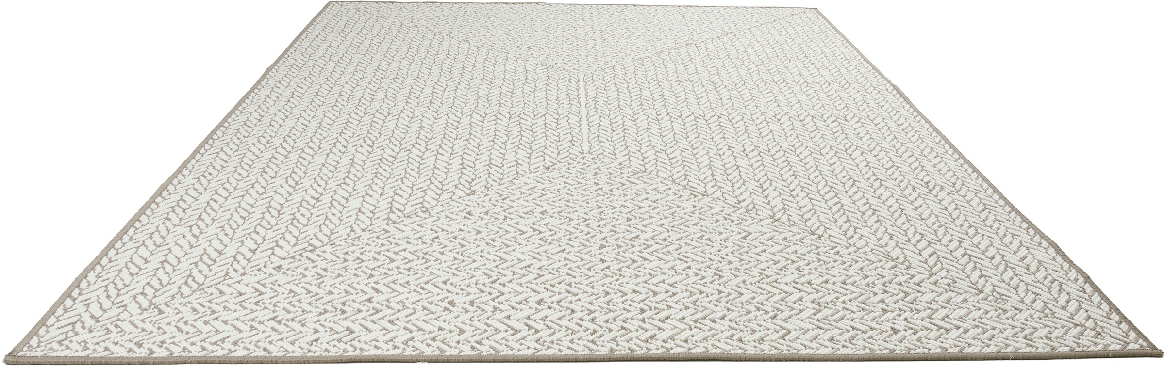 Teppich OTTO HOME "Matts Wende-Teppich in Strick-Optik auch für Balkon und Terrasse", beige, B:80cm H:5mm L:150cm, Polypropylen, Teppiche, Teppich, In- und Outdoor geeignet, Wetterfest & UV-beständig 3