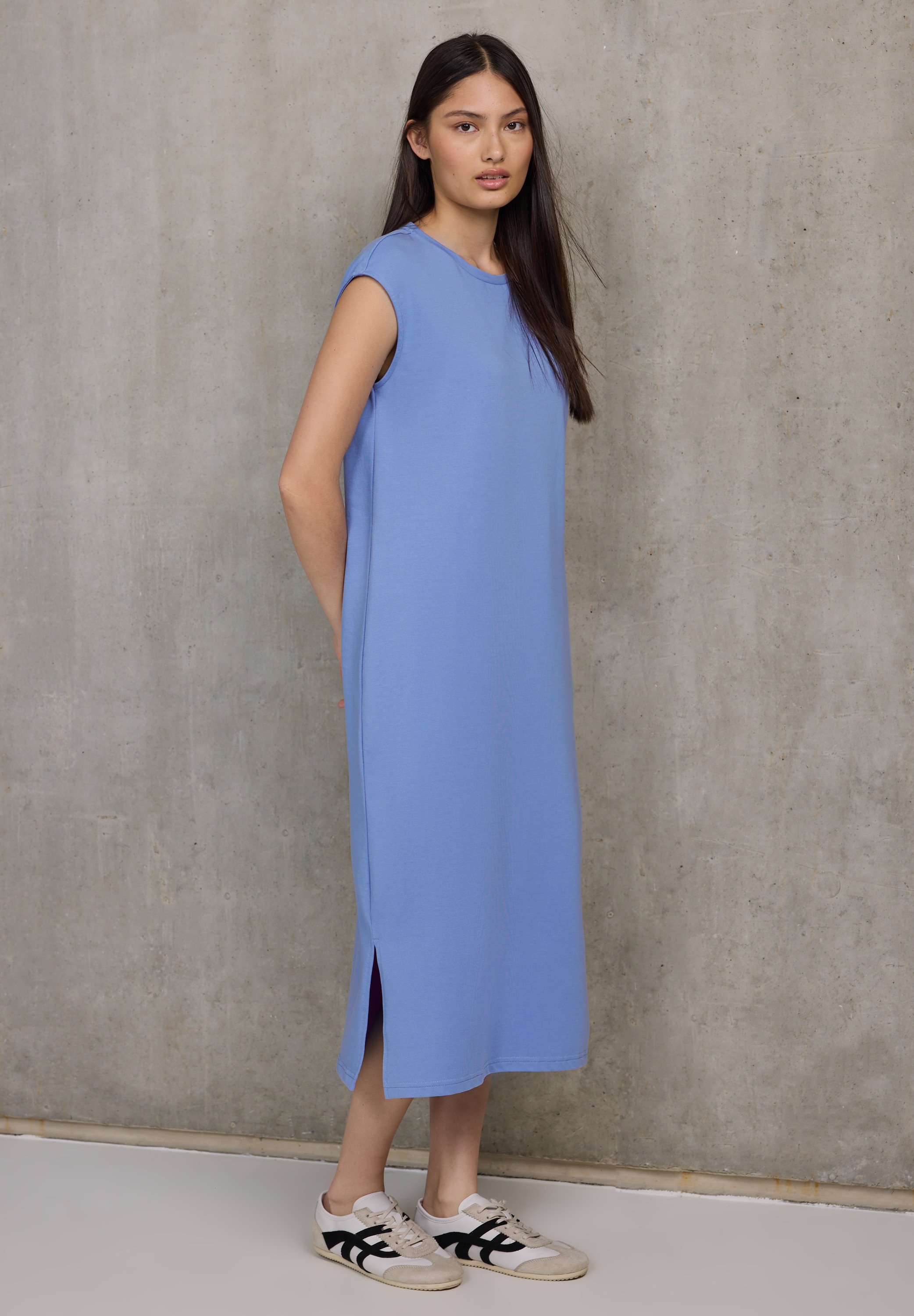 STREET ONE STUDIO Jerseykleid Ohne Taschen soft und trageangenehm