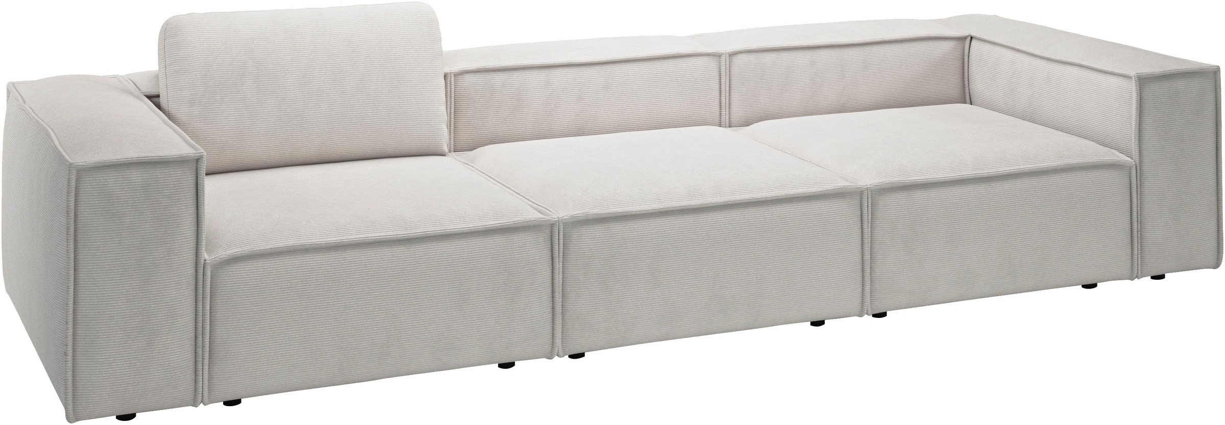 Places of Style 3,5-Sitzer »Watertown, modernes Big-Sofa XXL, 336 cm Breite, auch in Feincord«, Riesiges Designersofa mit viel Platz & weichen Bezügen in Trendfarben