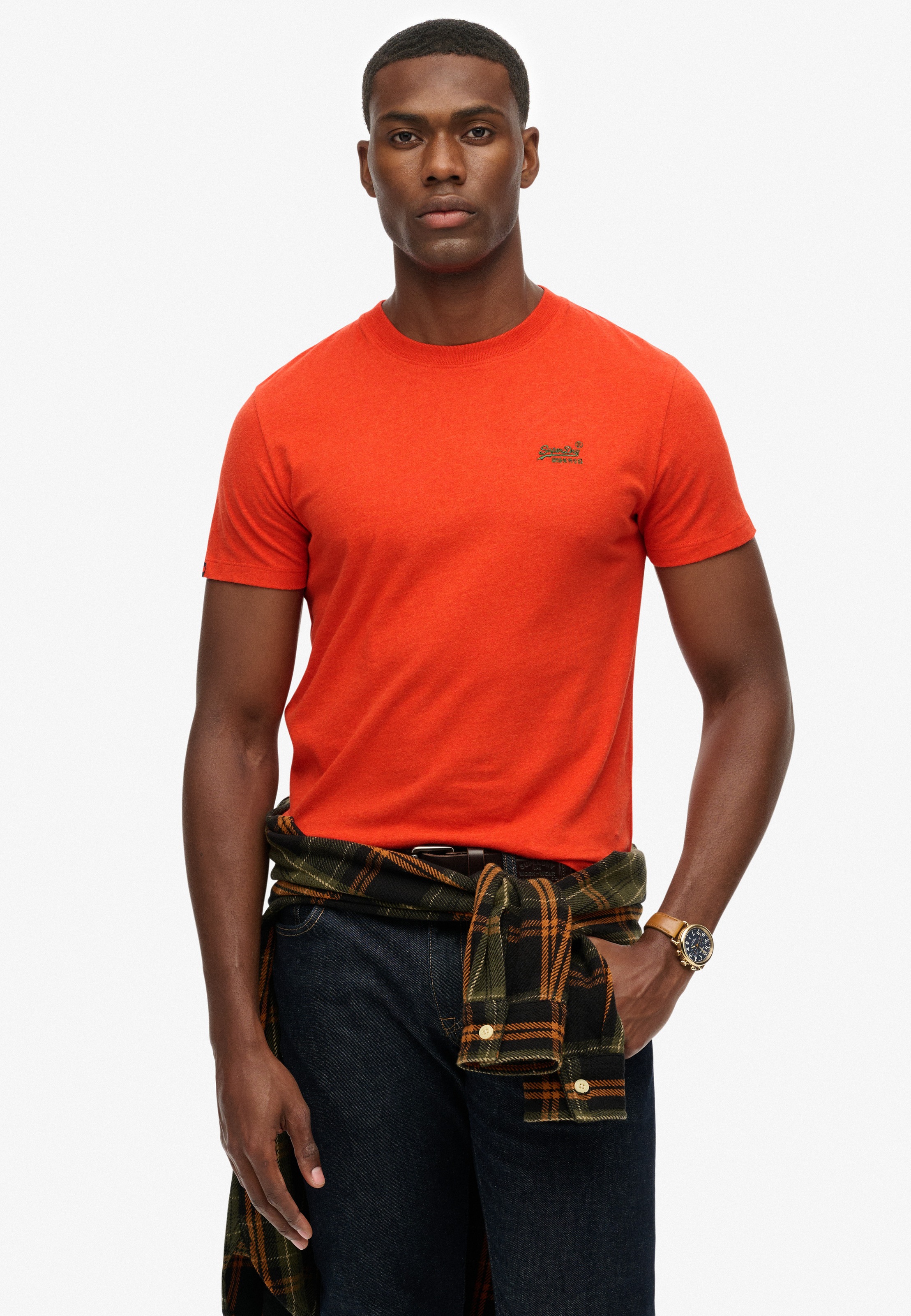 Superdry Rundhalsshirt "ESSENTIAL LOGO EMB TEE" günstig online kaufen