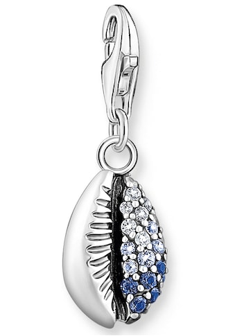 THOMAS SABO Charm-Einhänger »Muschel-Optik su blau...