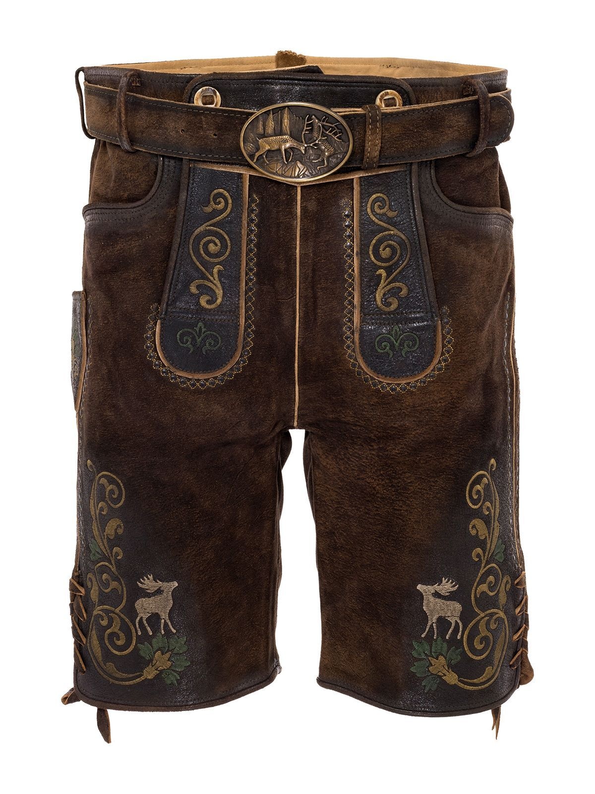 Gwandler Lederhose "Lederhose XAVER-gespeckt"