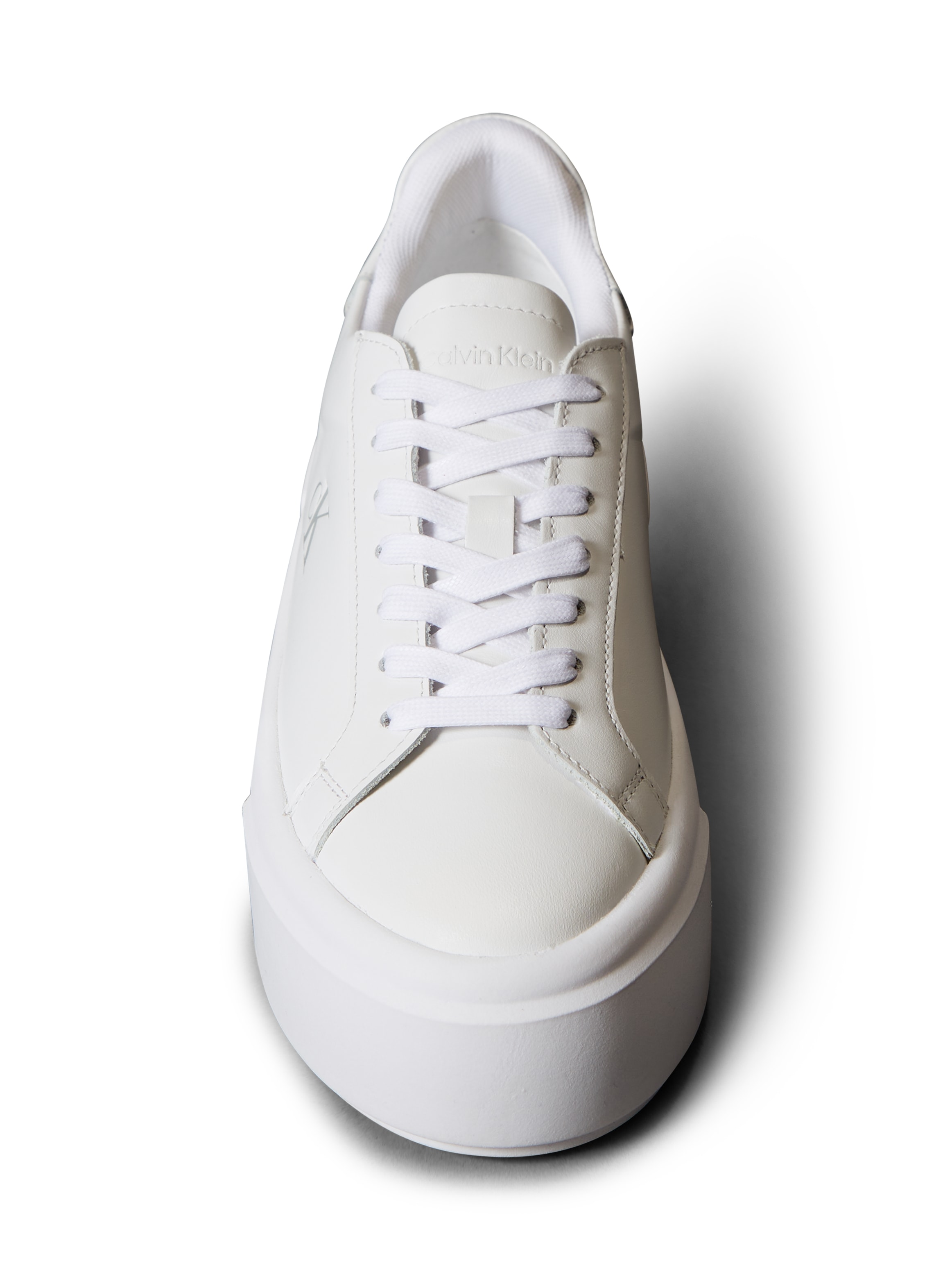 Calvin Klein Jeans Plateausneaker »FLATFORM LACE UP LTH MG«  Schnürschuh, Halbschuh, Freizeitschuh mit CK-Logo