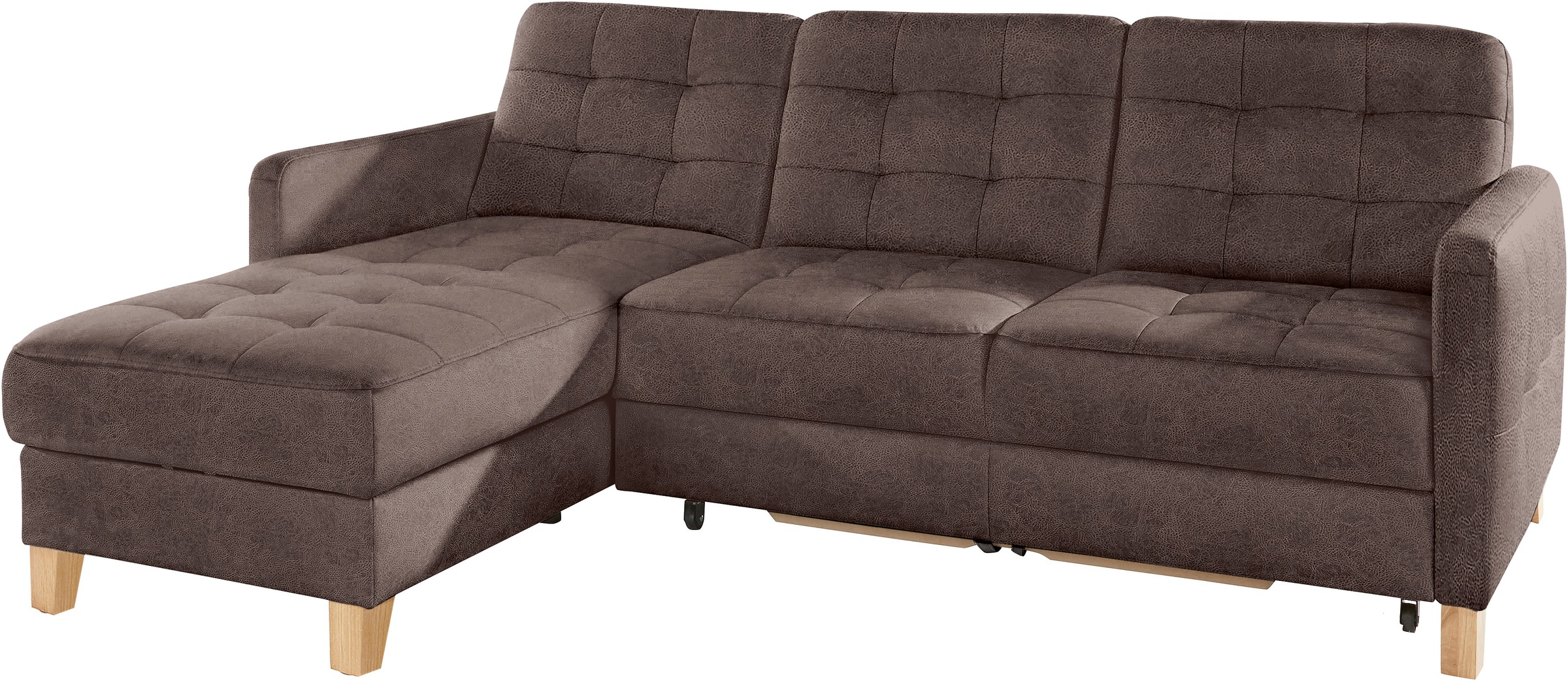 Thumbnail - exxpo - sofa fashion Ecksofa "Elio, kompakt, bequem & zeitloses Design, Breite 217cm, L-Form" wahlweise mit Bettfunktion