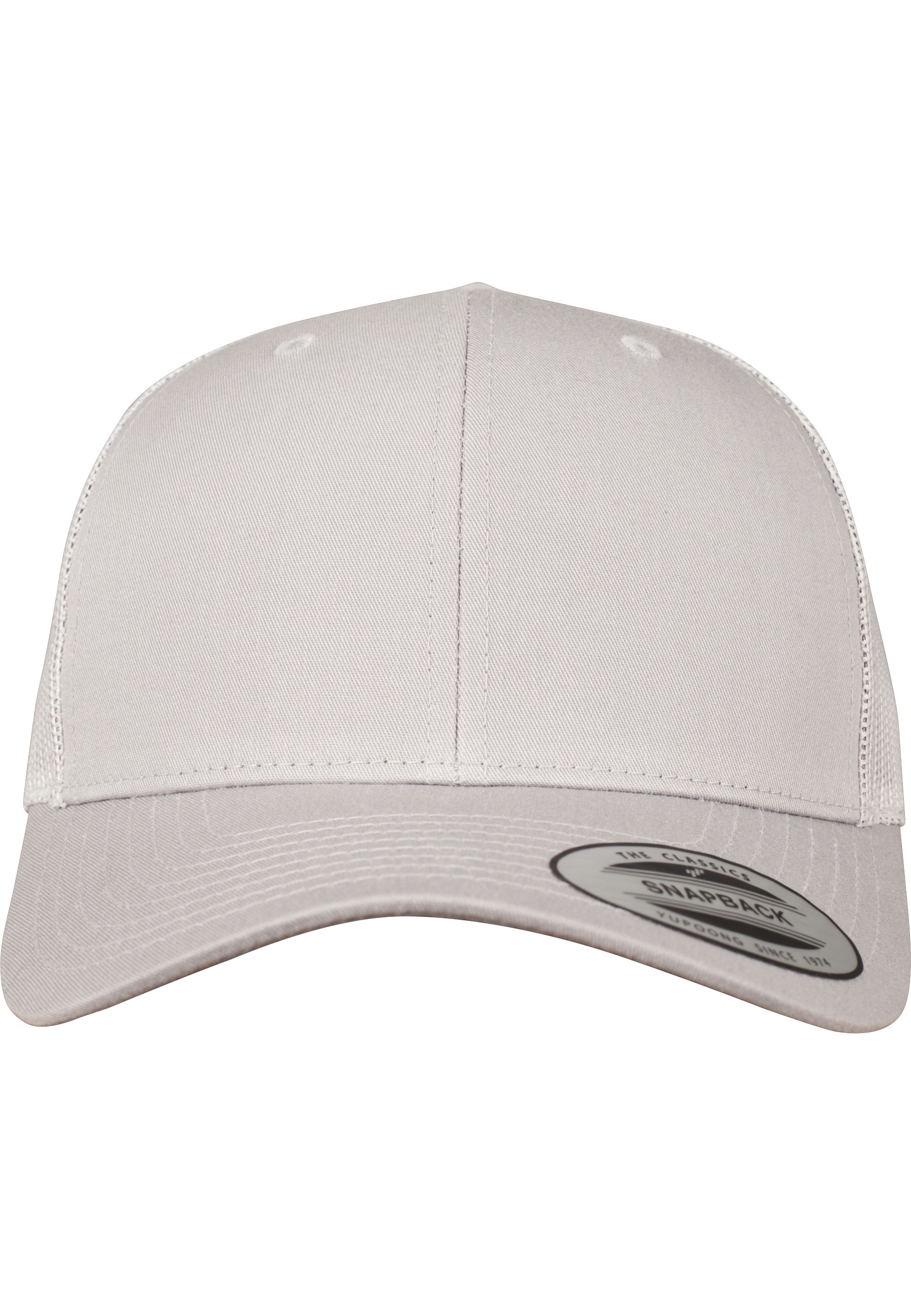 FLEXFIT Flex Cap "Flexfit Unisex Retro Trucker"silber, unifarben, 65% Baumwolle, 35% Polyester, Caps